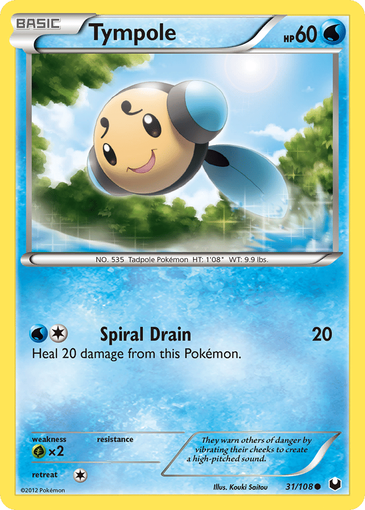 Tympole — Dark Explorers — Pokemon