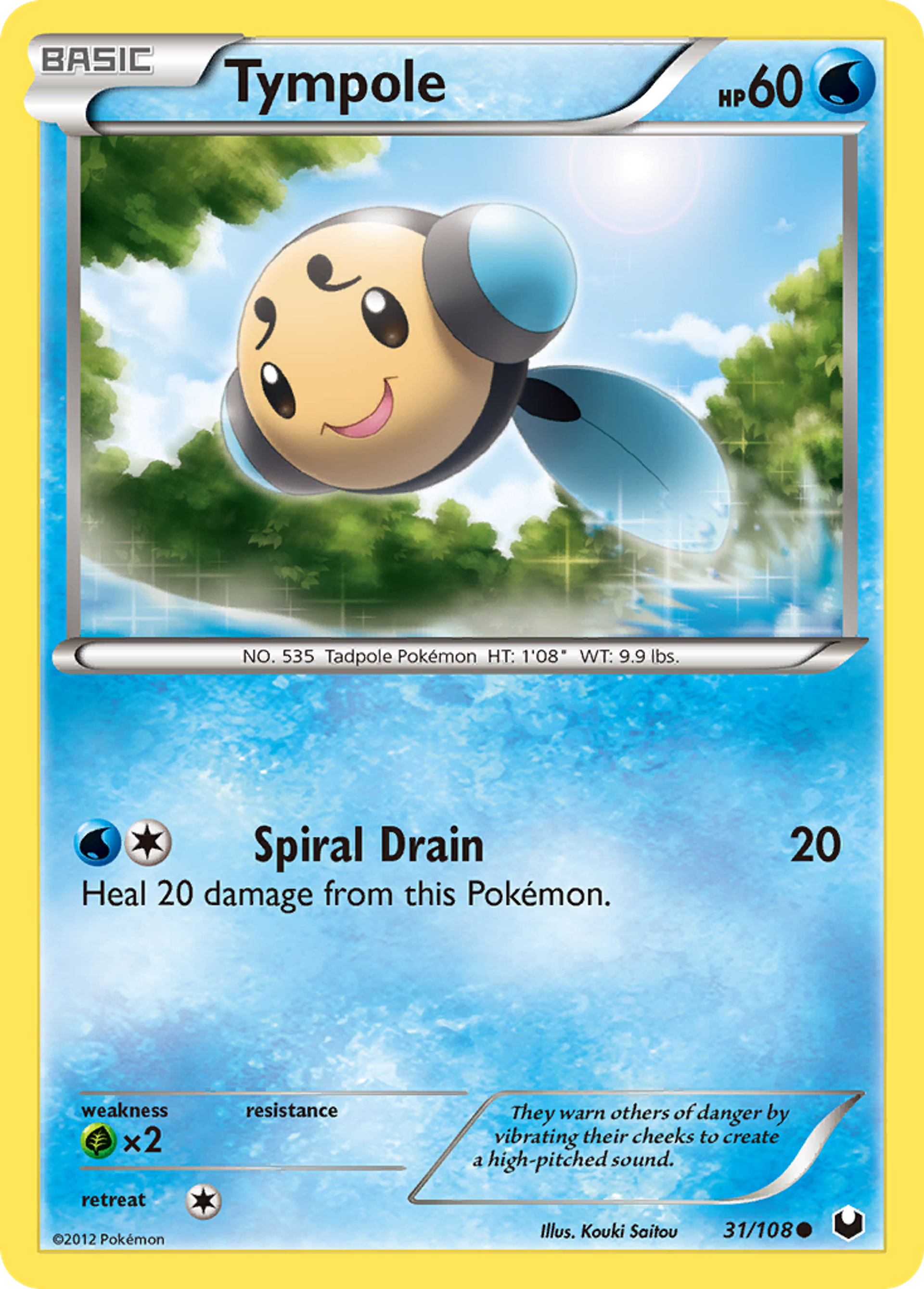 Tympole — Dark Explorers — Pokemon