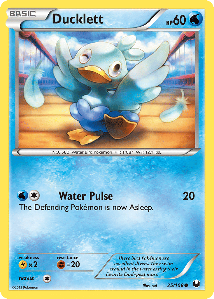 Ducklett — Dark Explorers — Pokemon