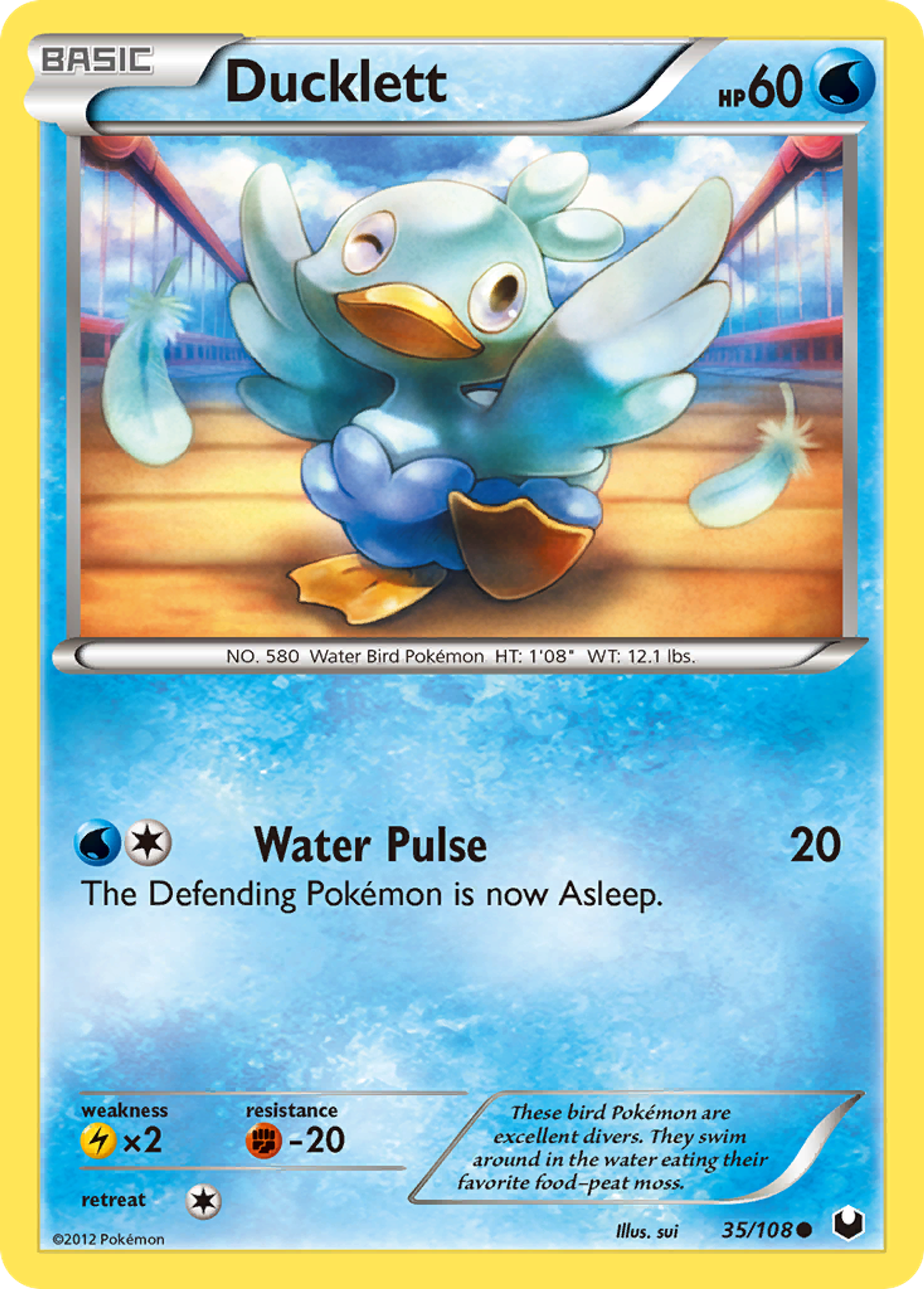 Ducklett — Dark Explorers — Pokemon