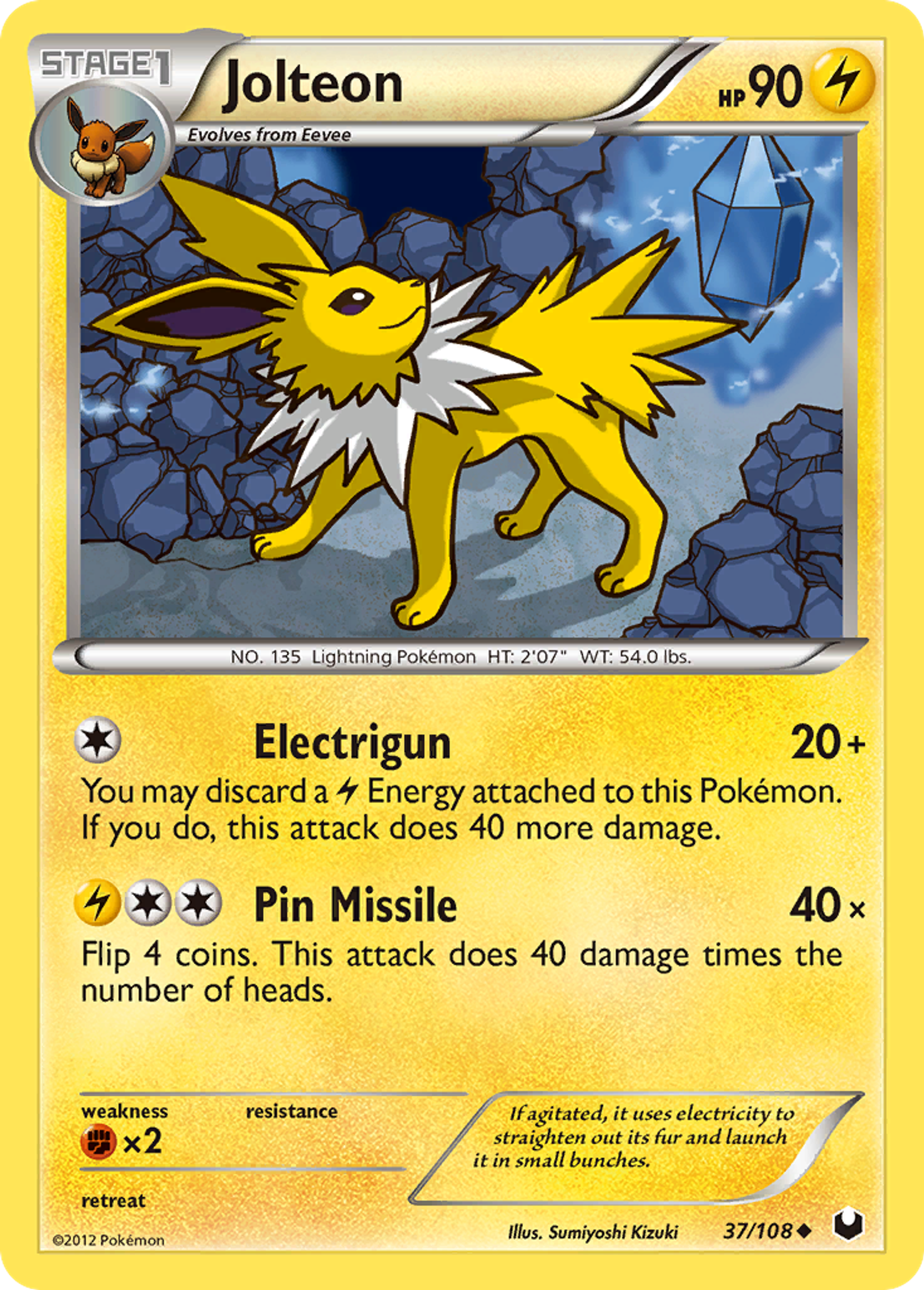Voltali — Dark Explorers — Pokemon