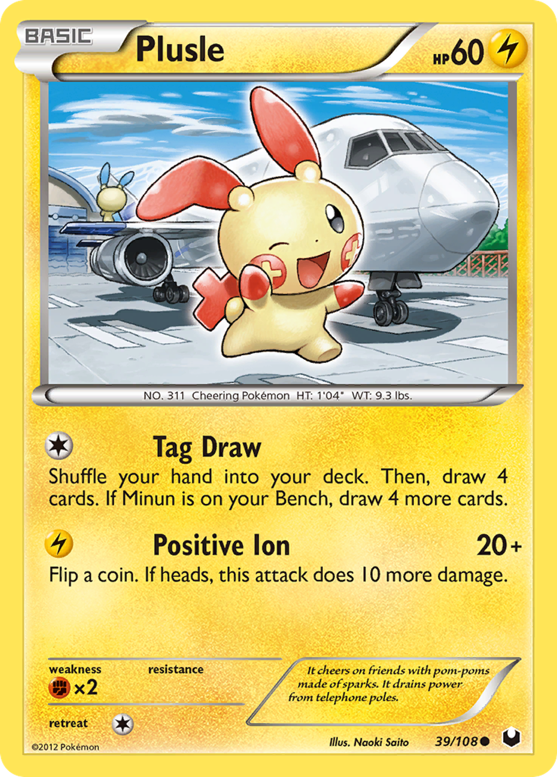 Plusle — Dark Explorers — Pokémon