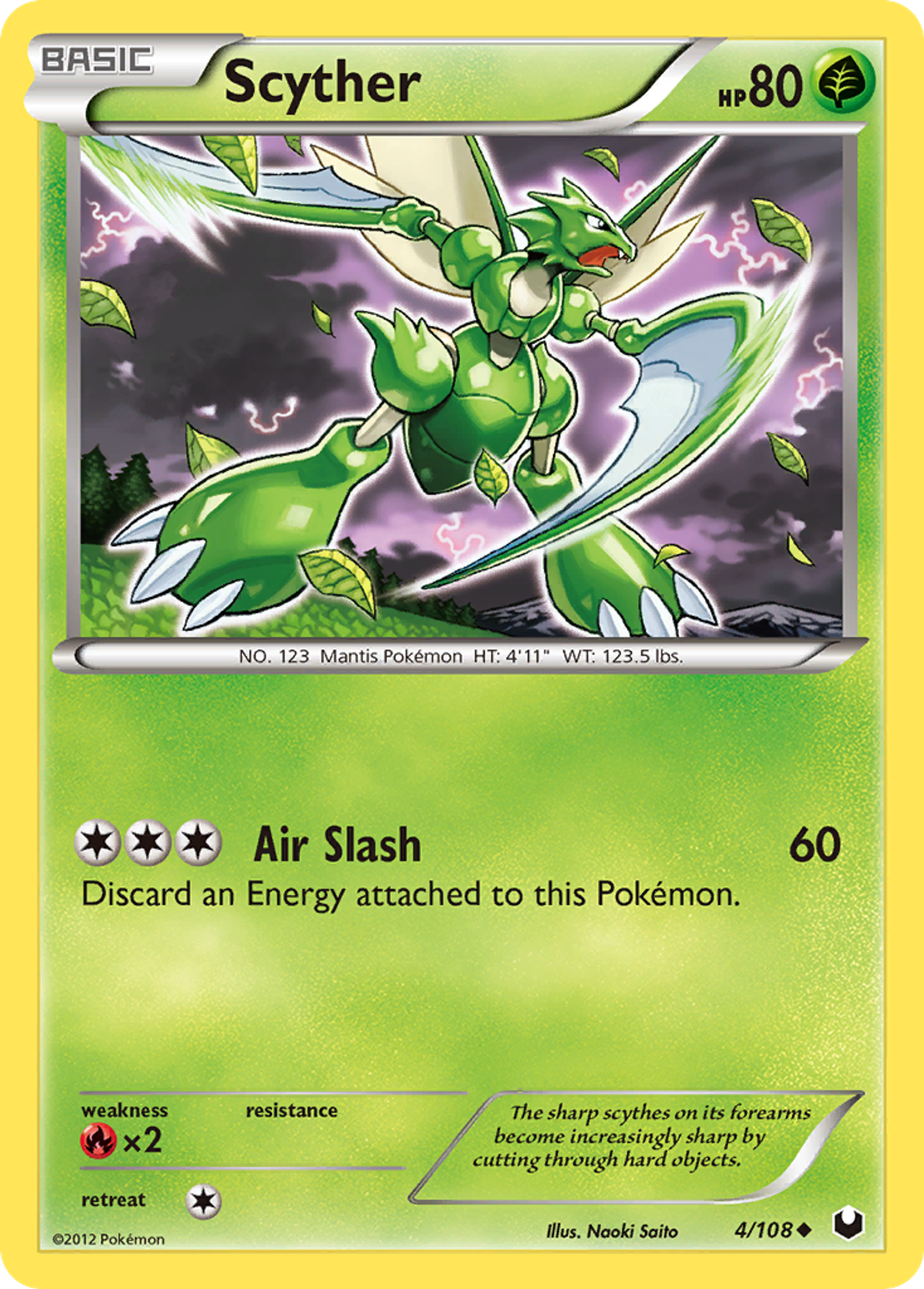 Scyther — Dark Explorers — Pokemon