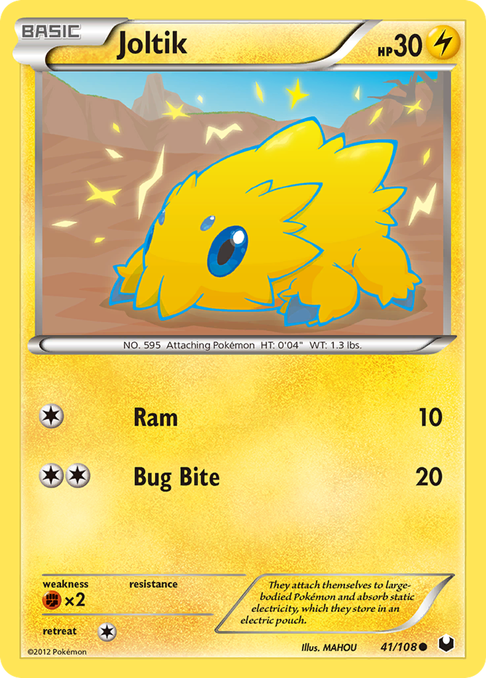Joltik — Dark Explorers — Pokémon