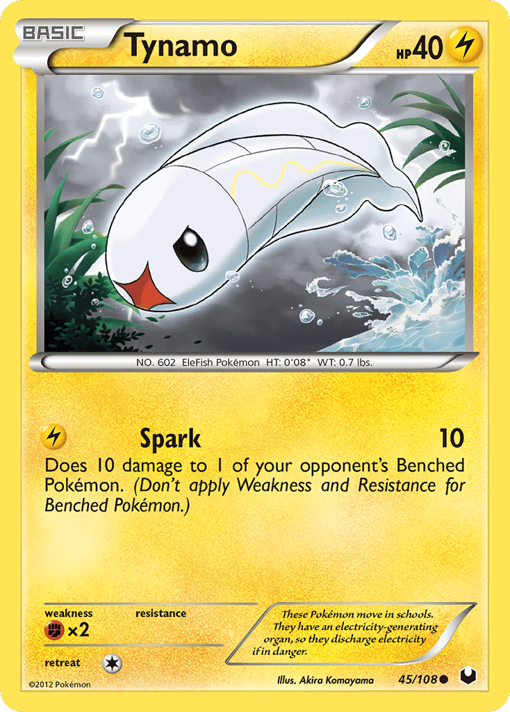 Tynamo — Dark Explorers — Pokemon