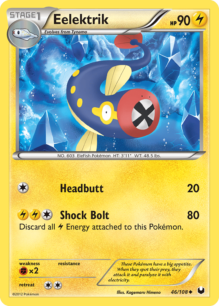 Eelektrik — Dark Explorers — Pokemon