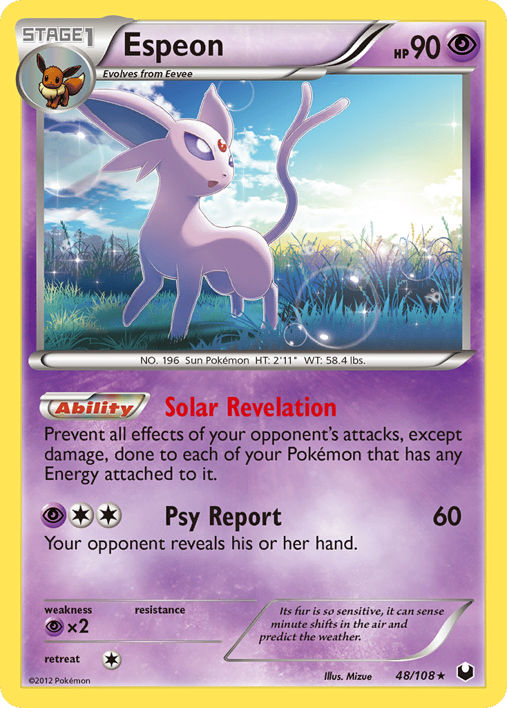 Espeon — Dark Explorers — Pokemon
