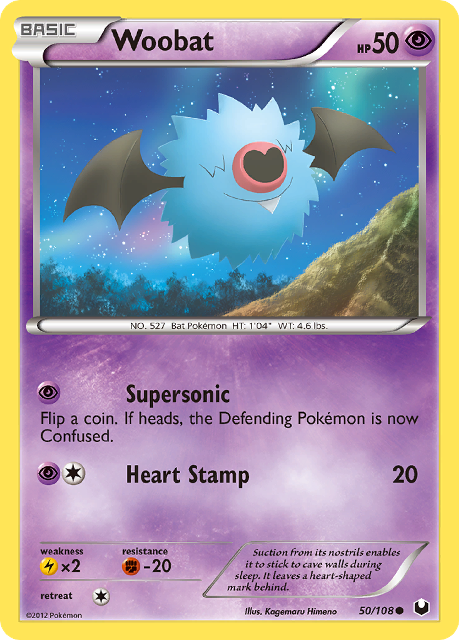 Woobat — Dark Explorers — Pokemon