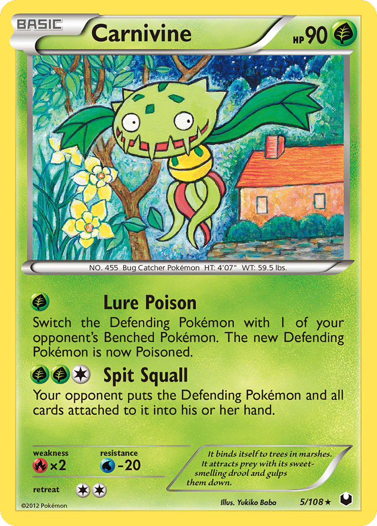 Carnivine — Dark Explorers — Pokemon