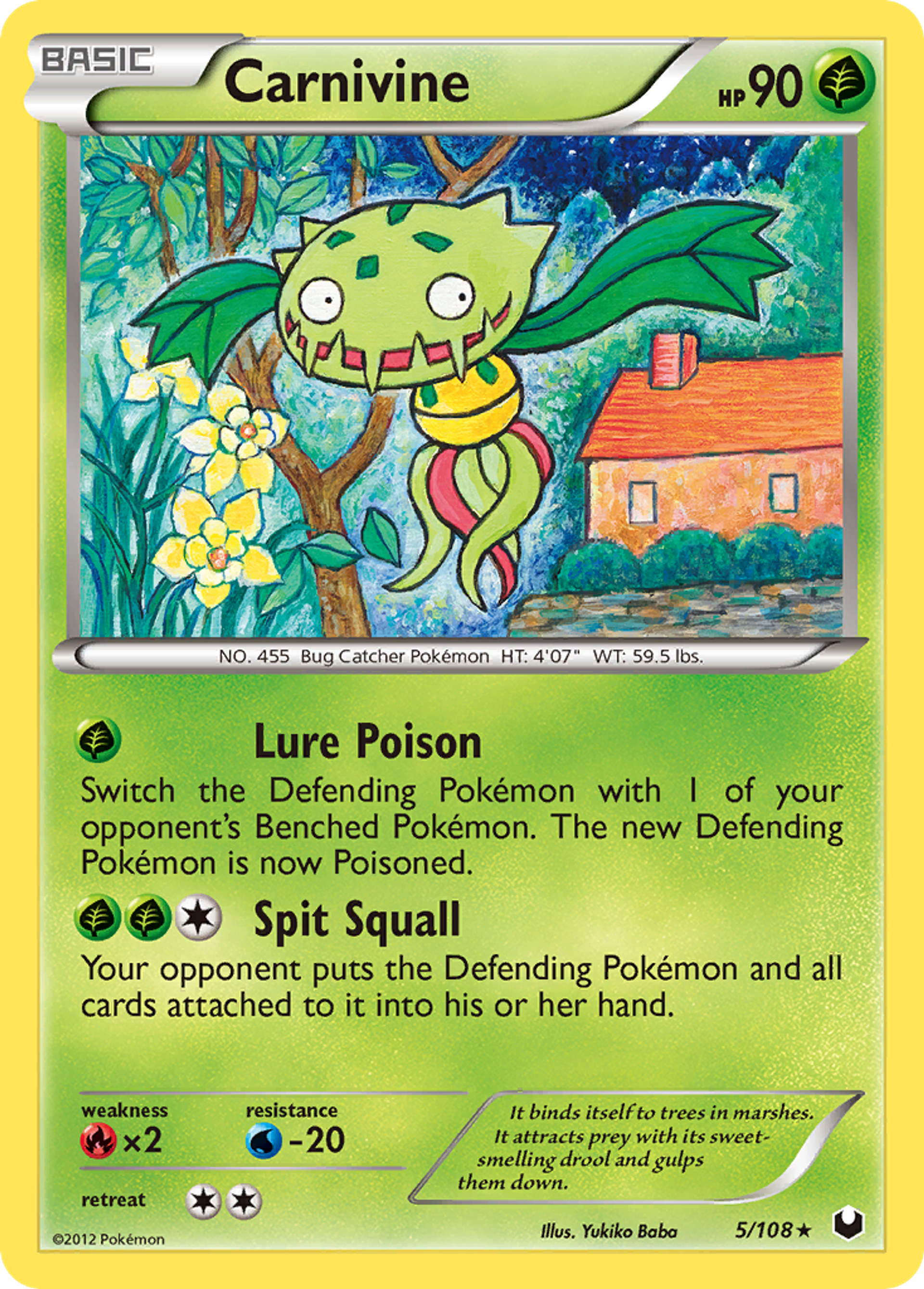 Carnivine — Dark Explorers — Pokemon