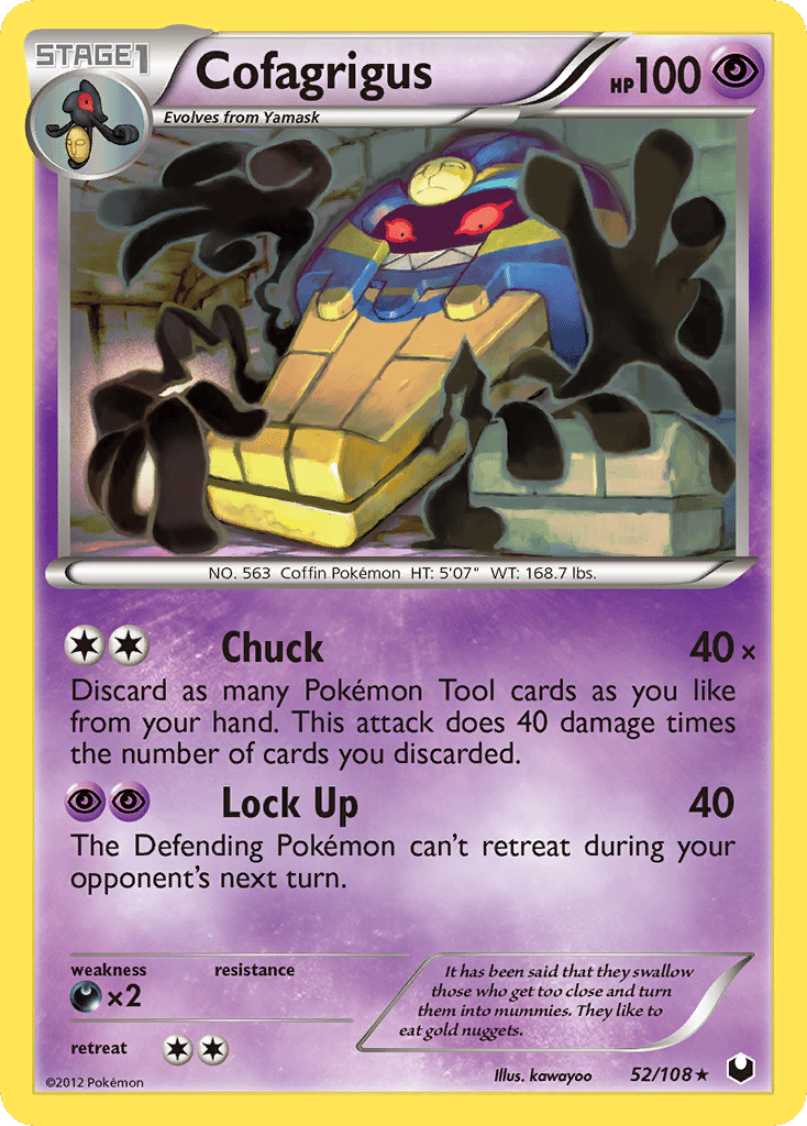 Cofagrigus — Dark Explorers — Pokemon