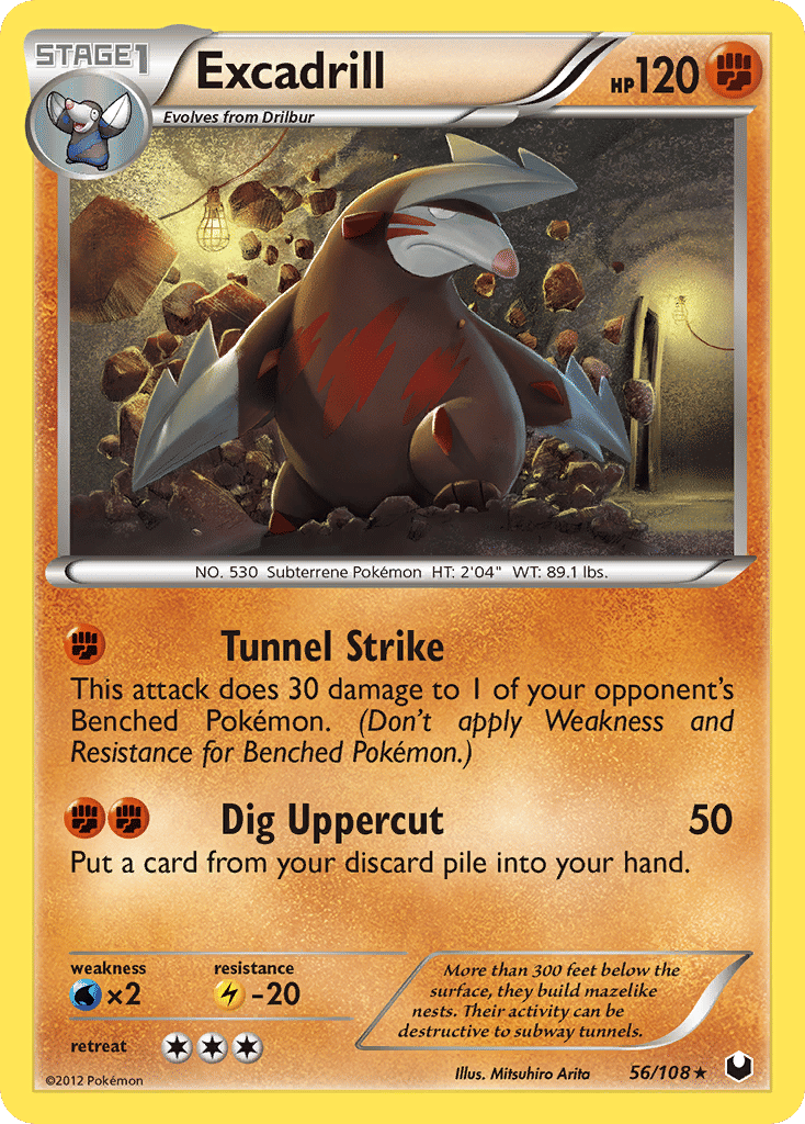Excadrill — Dark Explorers — Pokemon