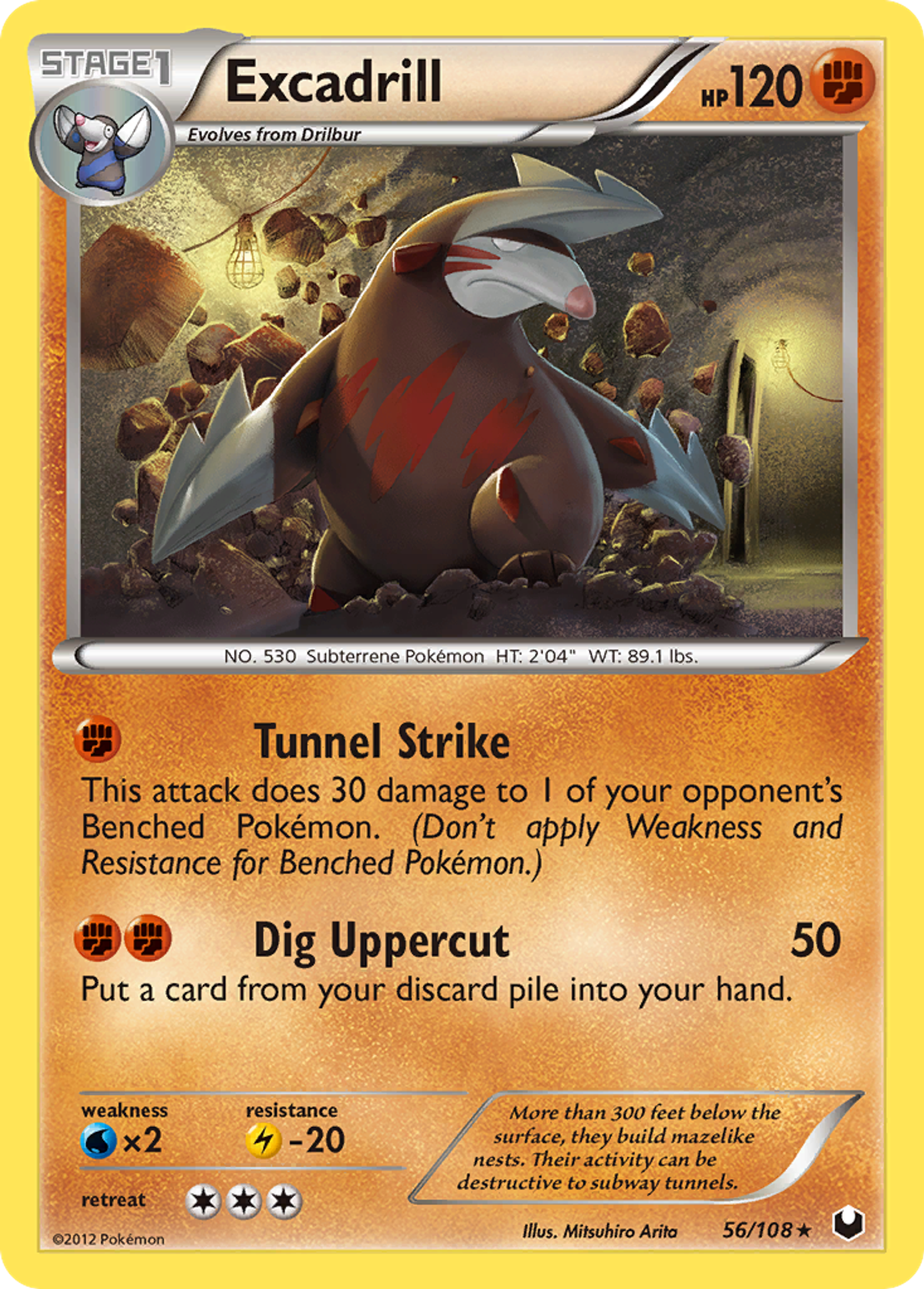 Excadrill — Dark Explorers — Pokemon