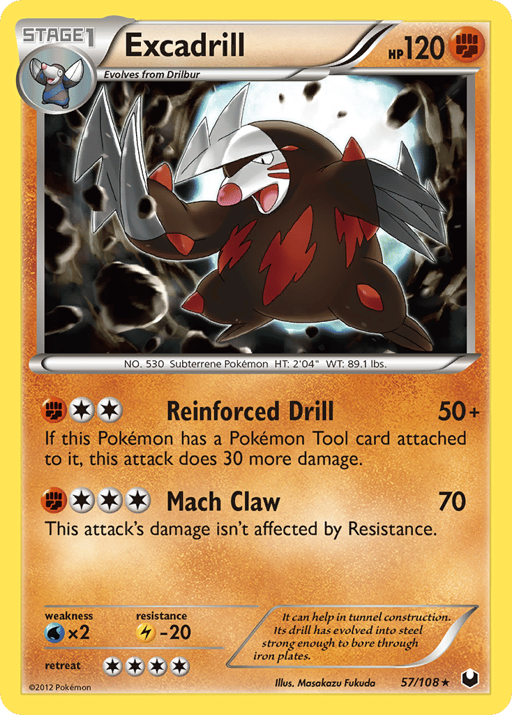 Excadrill — Dark Explorers — Pokemon