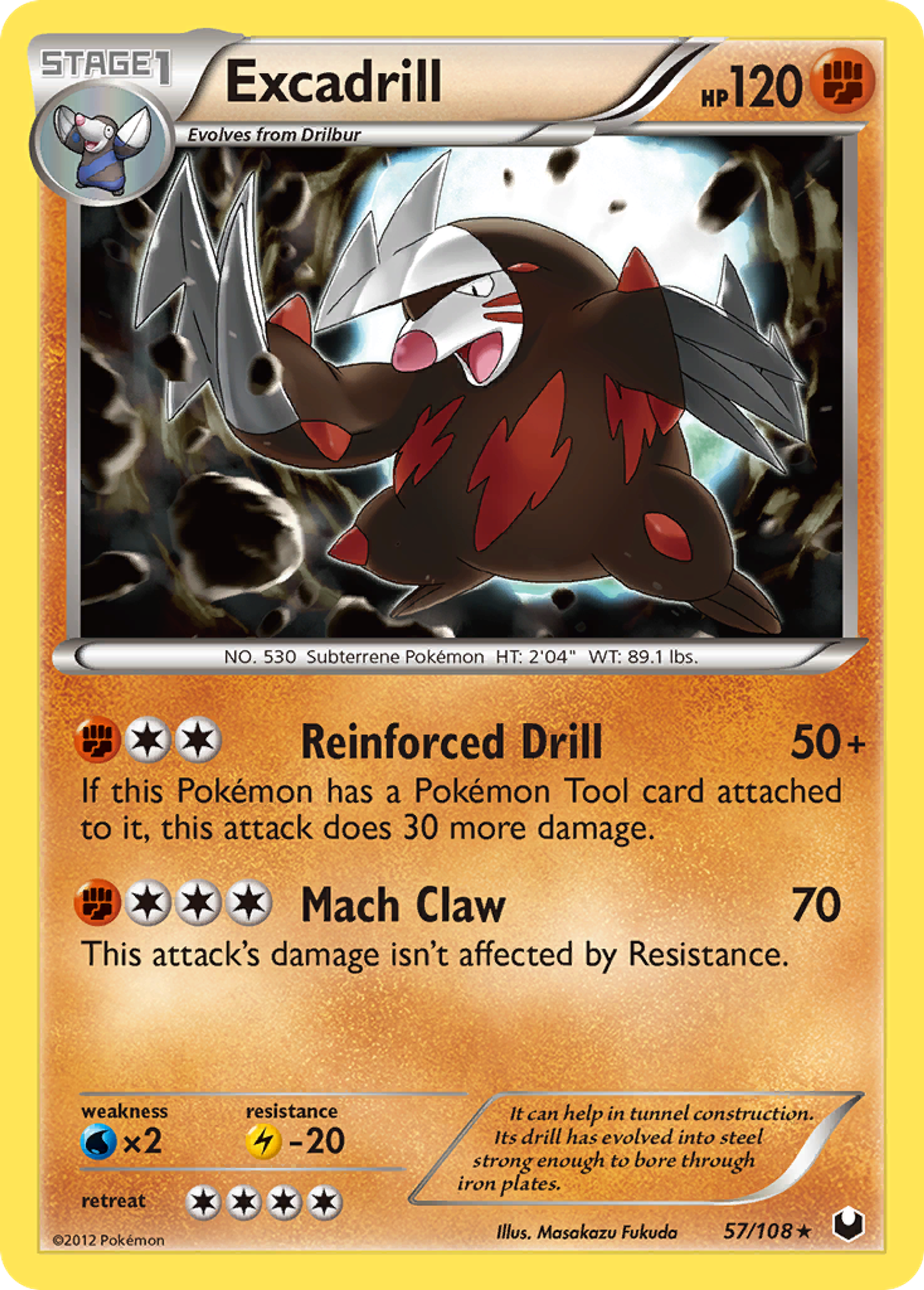Excadrill — Dark Explorers — Pokemon