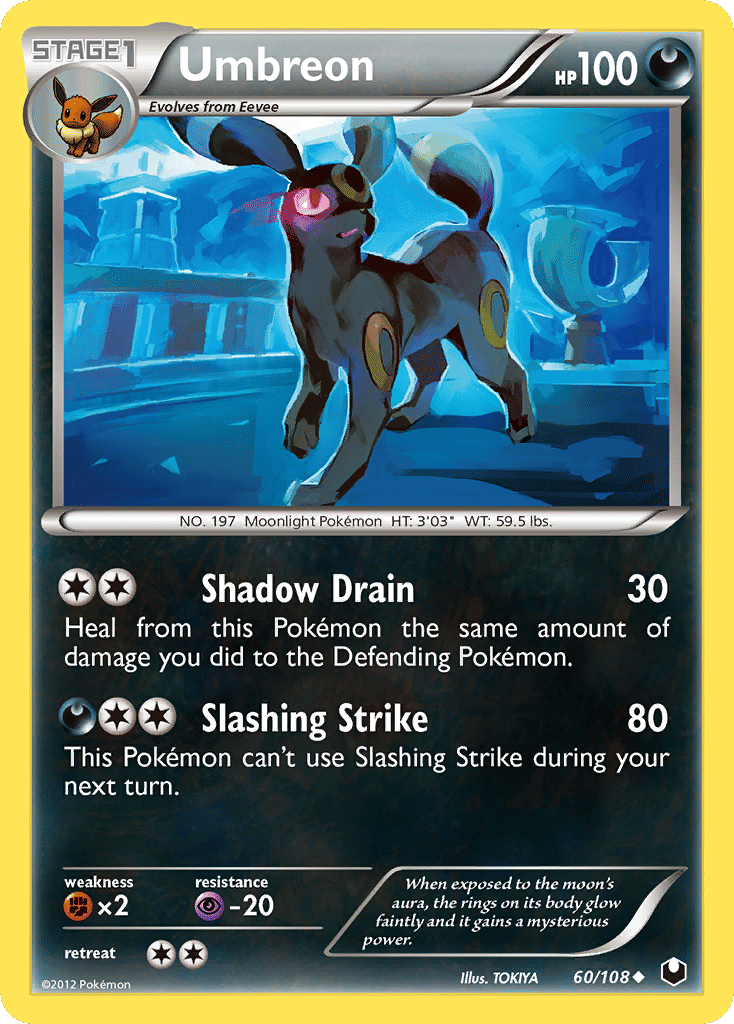 Umbreon — Dark Explorers — Pokemon