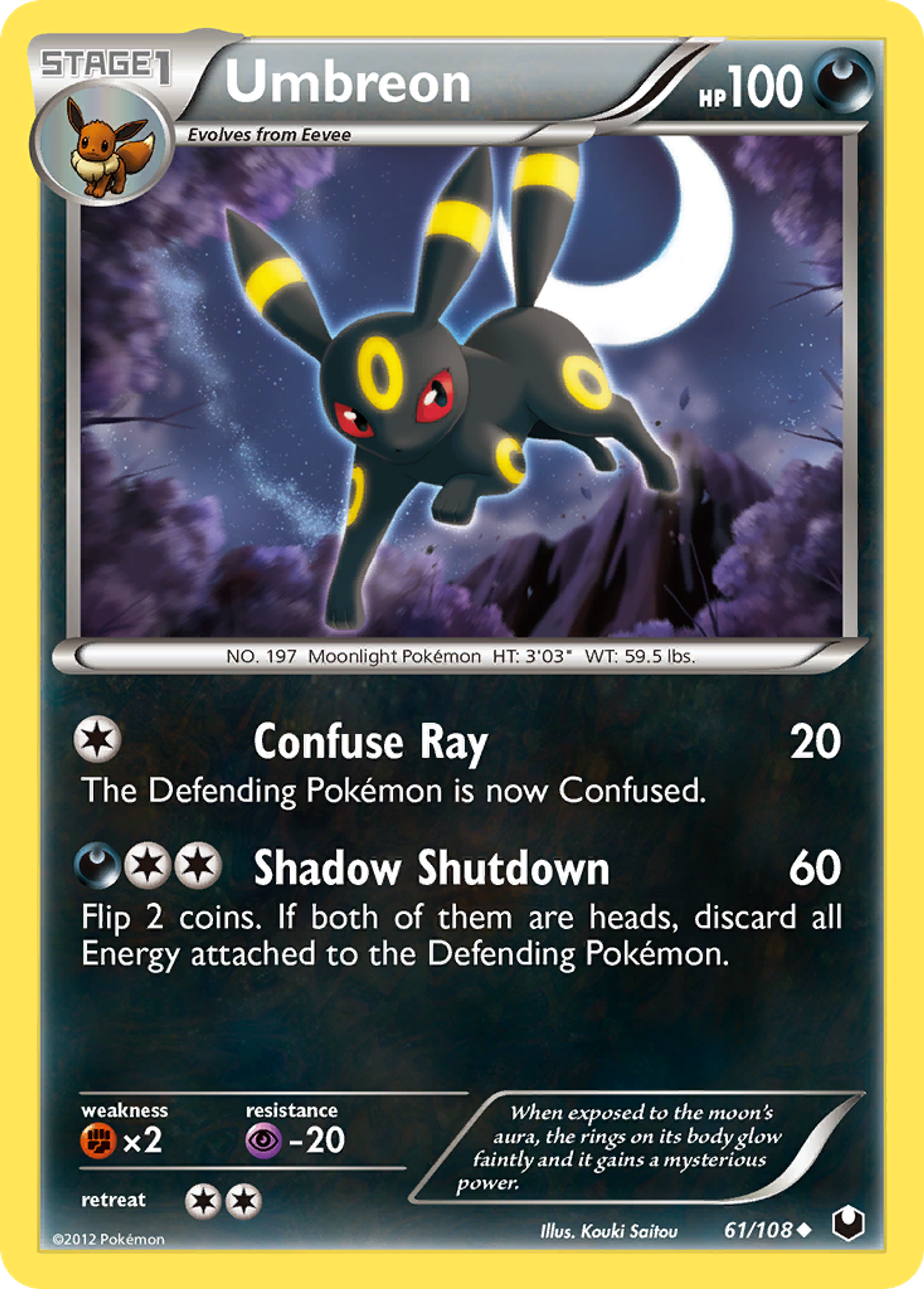 Noctali — Dark Explorers — Pokémon