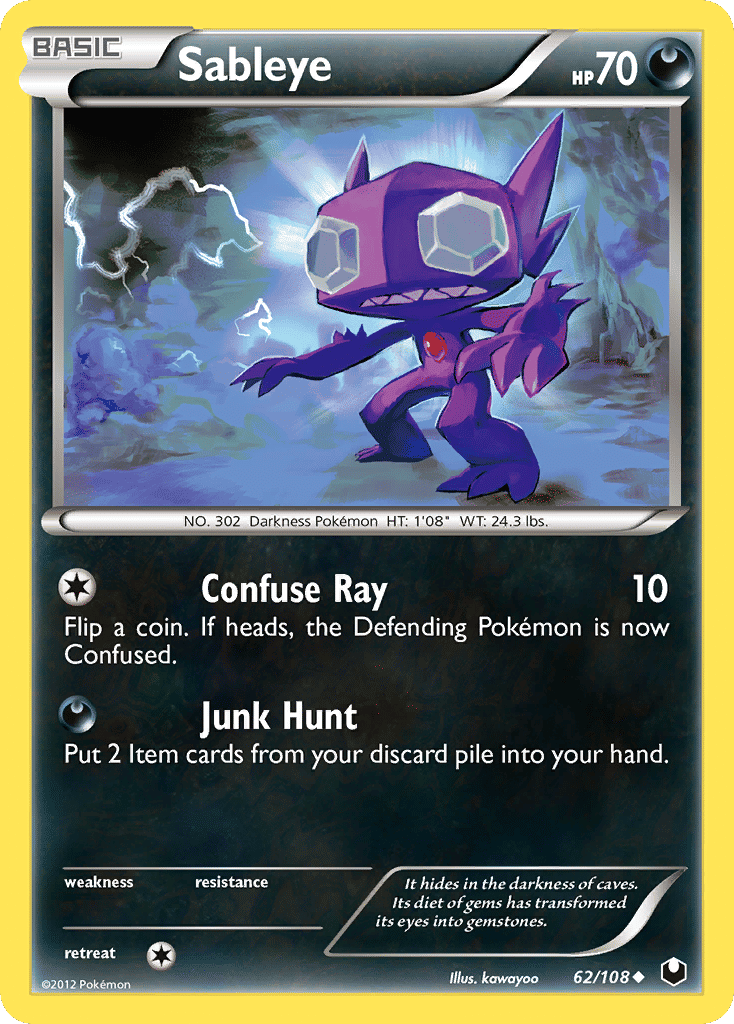 Sableye — Dark Explorers — Pokemon