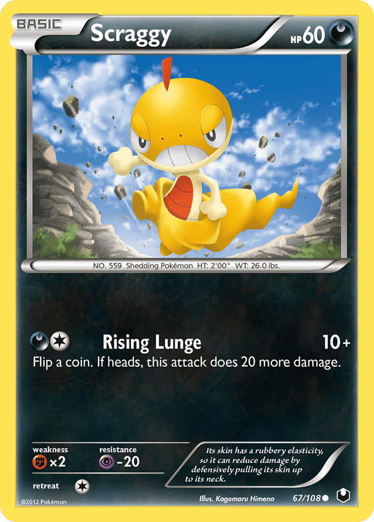 Scraggy — Dark Explorers — Pokemon