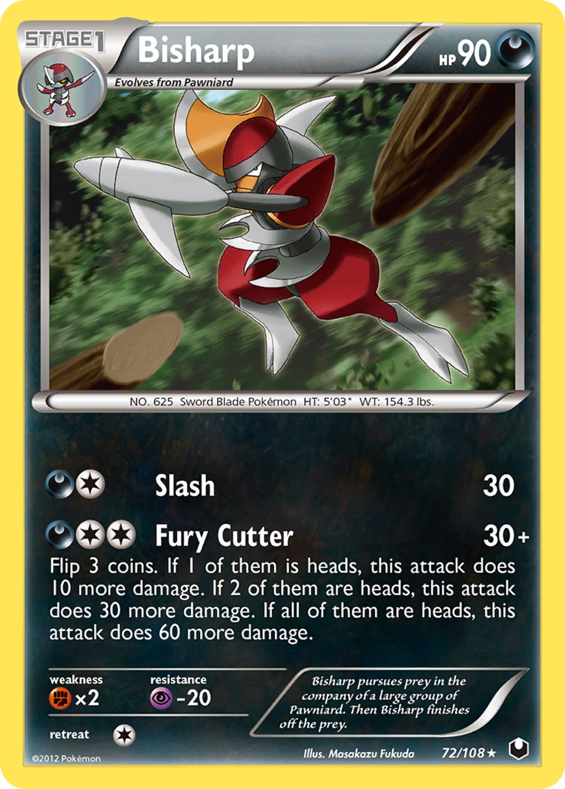 Bisharp — Dark Explorers — Pokemon