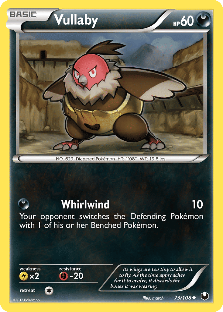 Vullaby — Dark Explorers — Pokemon