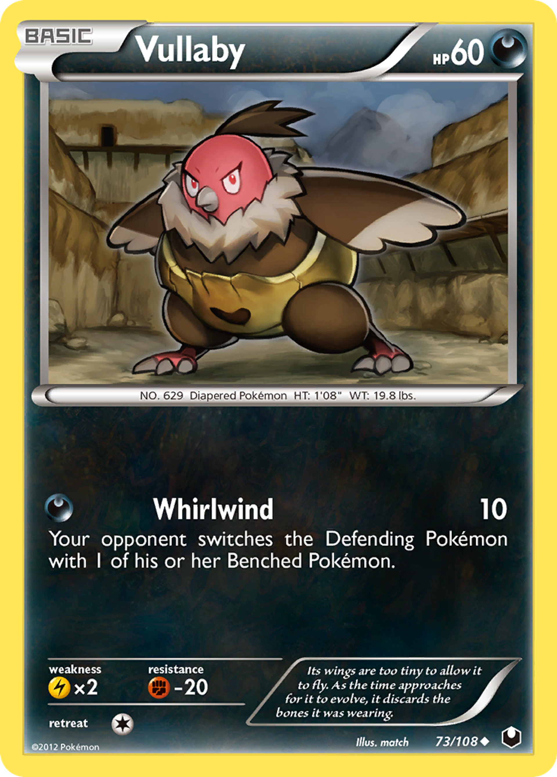 Vullaby — Dark Explorers — Pokemon
