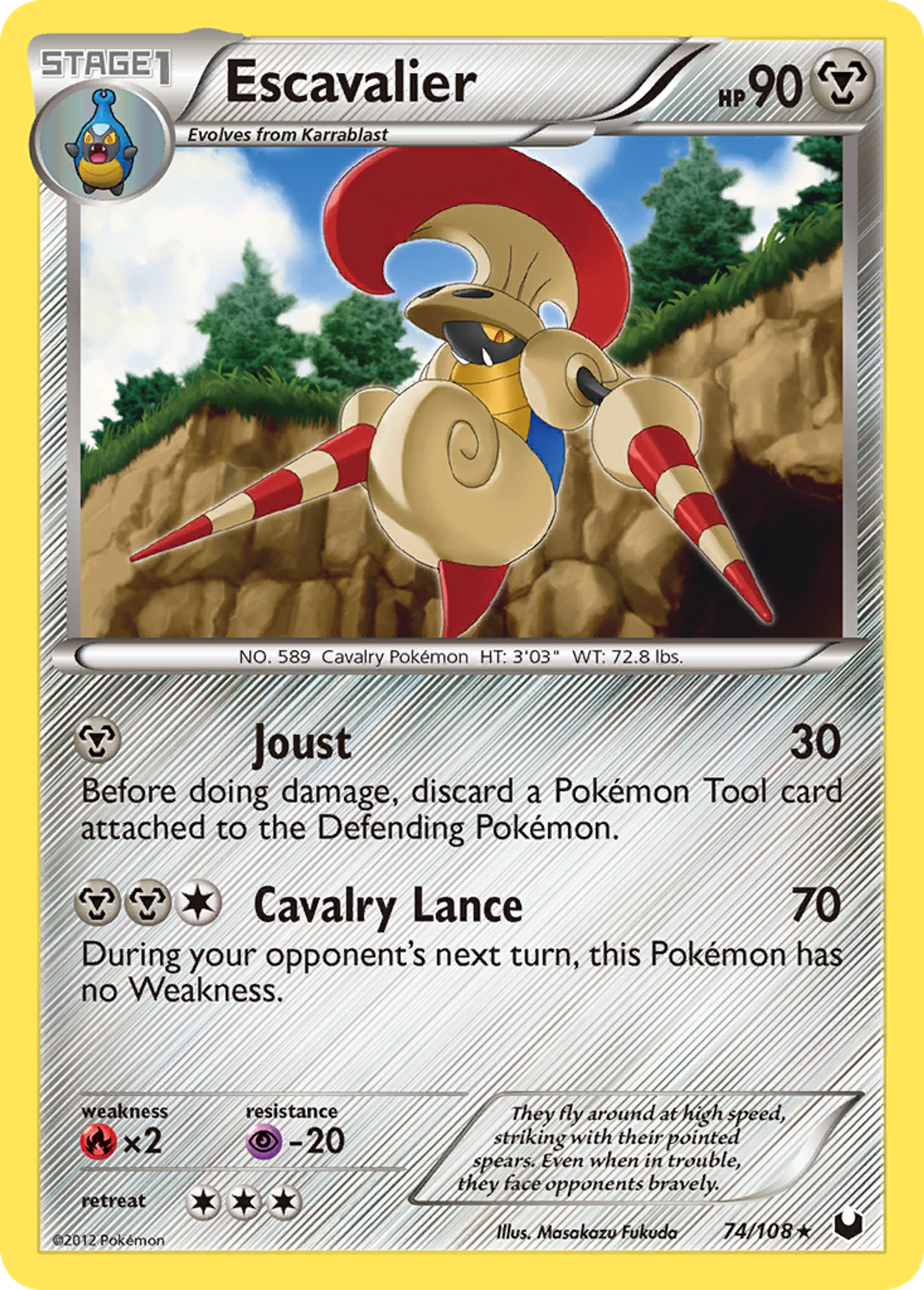Escavalier — Dark Explorers — Pokemon