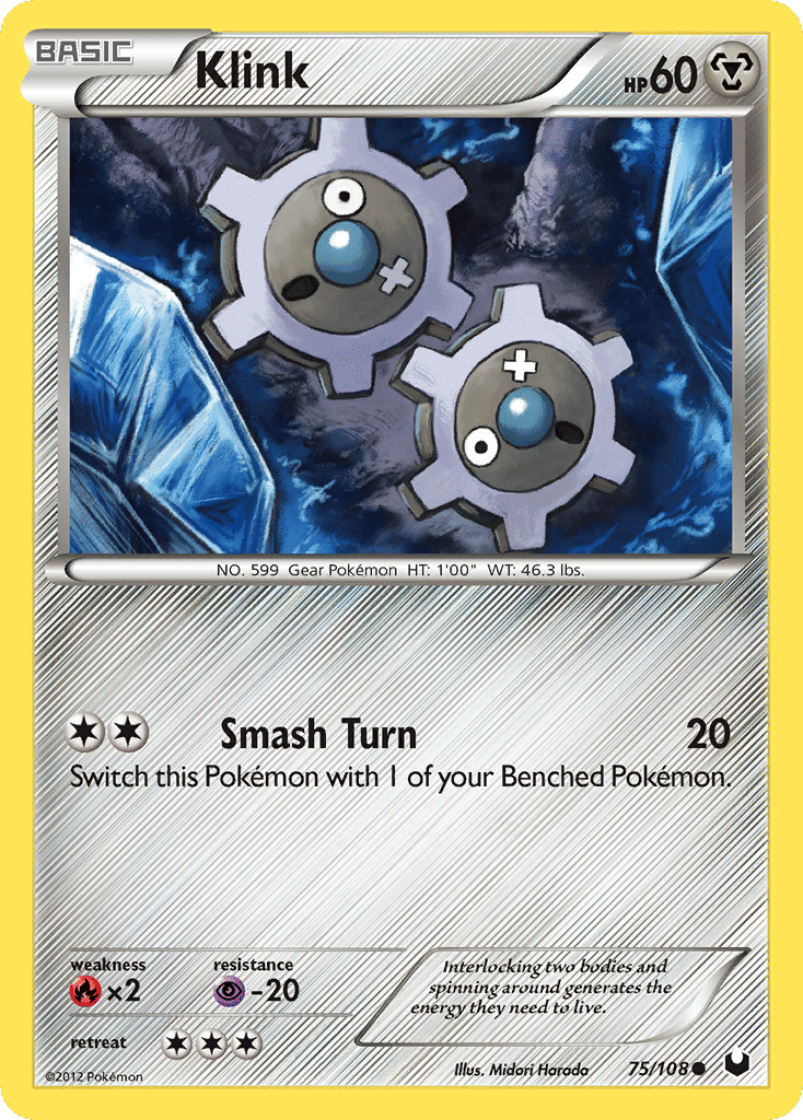 Klink — Dark Explorers — Pokemon