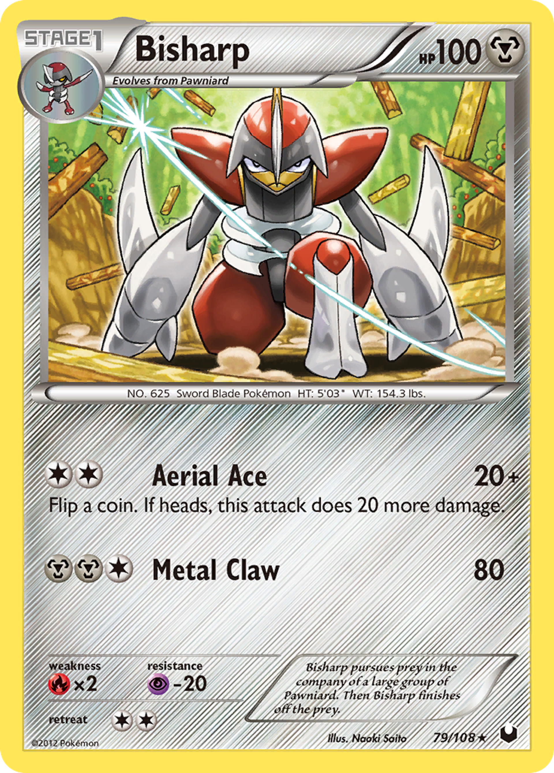 Bisharp — Dark Explorers — Pokemon