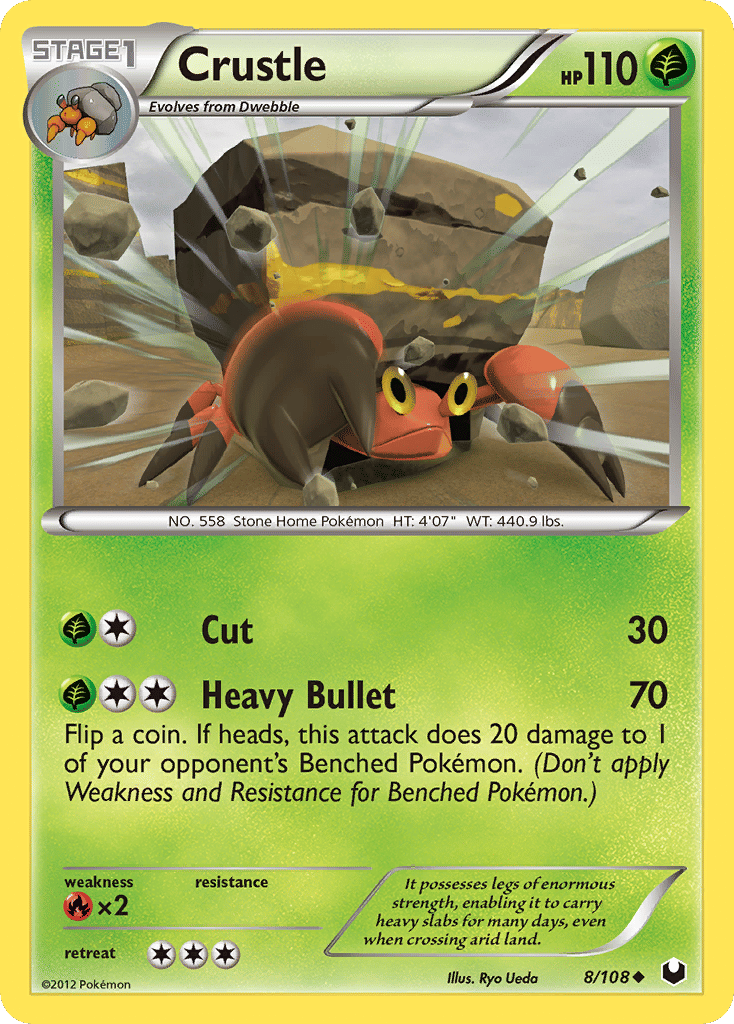 Crustle — Dark Explorers — Pokemon
