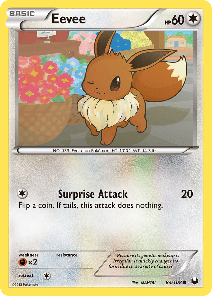 Eevee — Dark Explorers — Pokemon