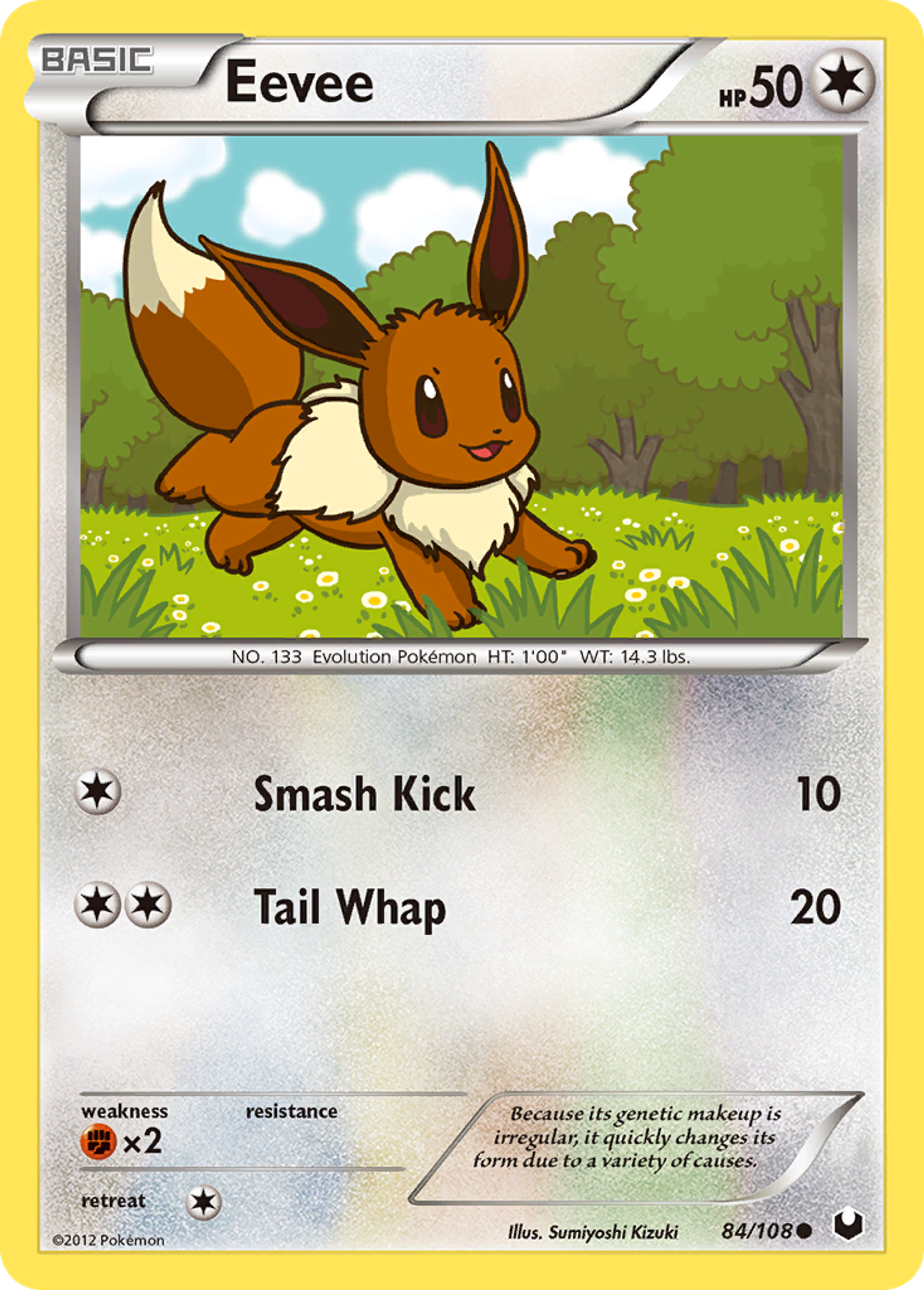 Eevee — Dark Explorers — Pokemon