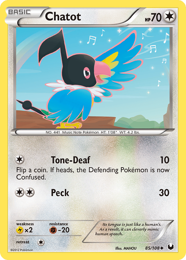 Chatot — Dark Explorers — Pokemon