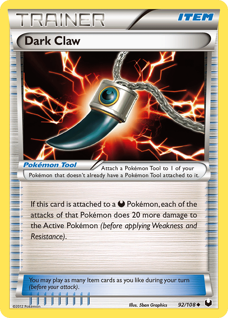 Dark Claw — Dark Explorers — Pokemon