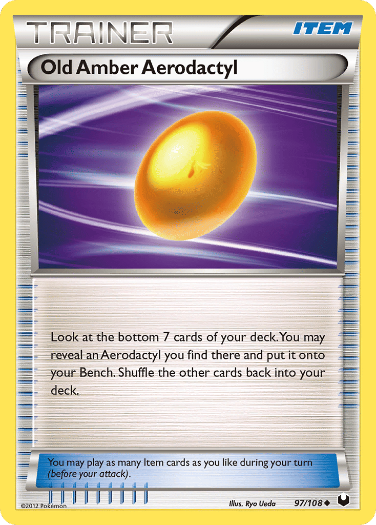 Old Amber Aerodactyl — Dark Explorers — Pokemon