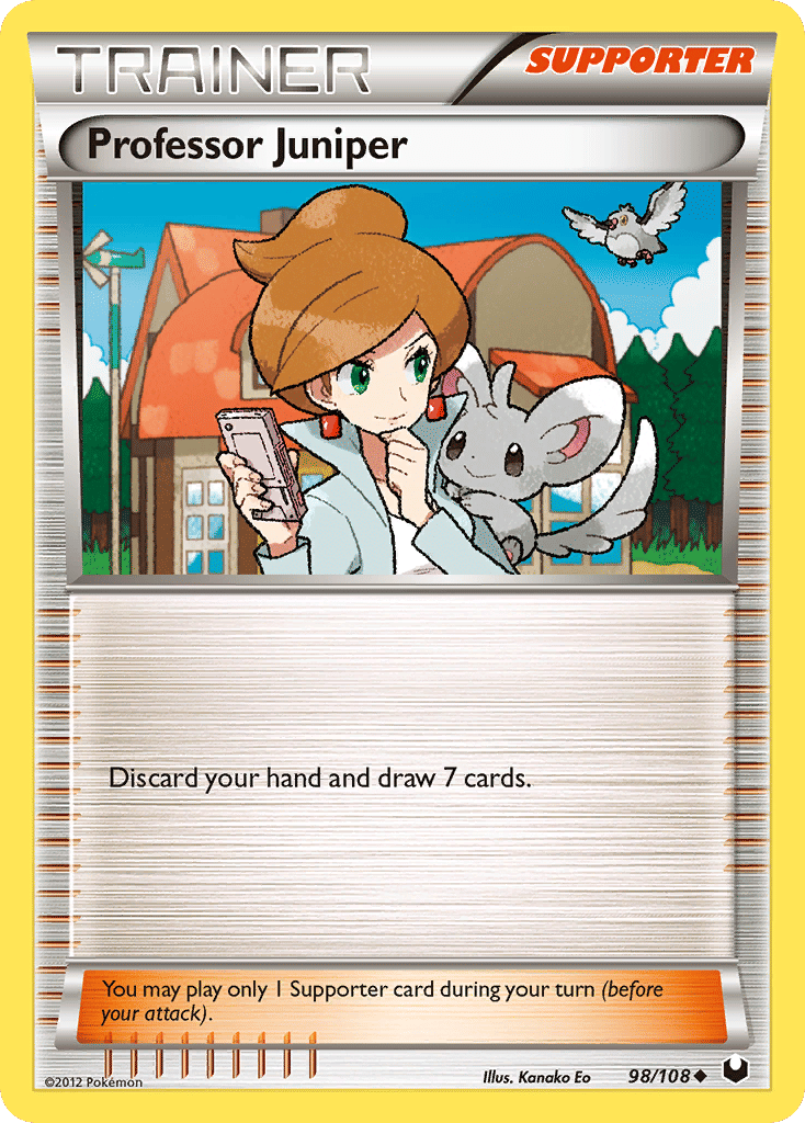 Professor Juniper — Dark Explorers — Pokemon