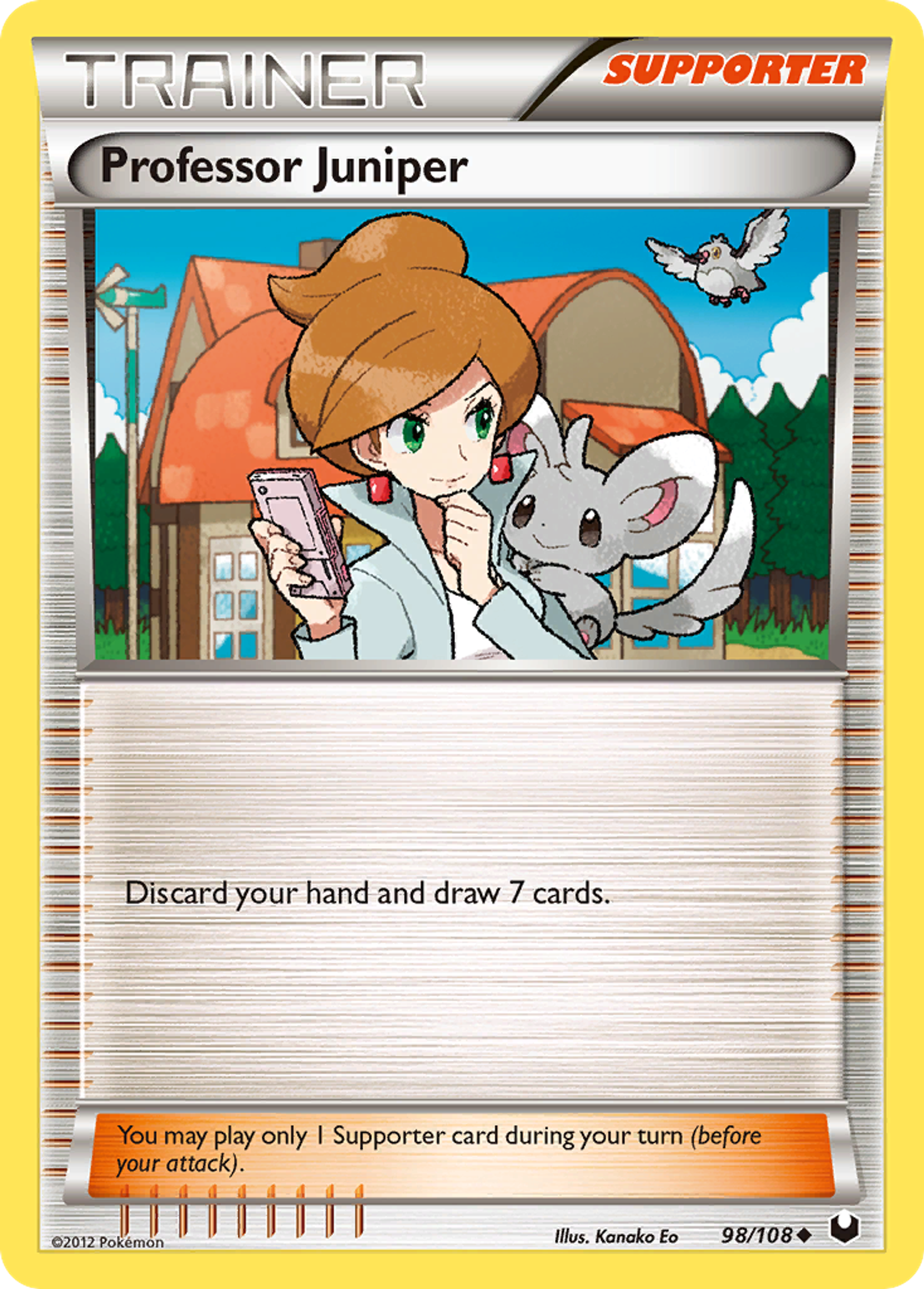 Professor Juniper — Dark Explorers — Pokemon
