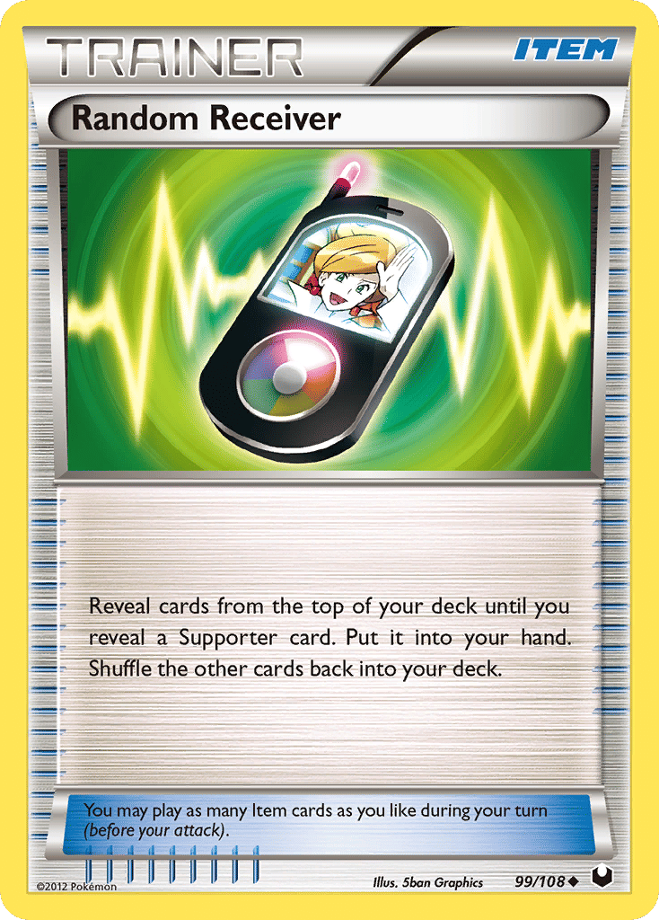Random Receiver — Dark Explorers — Pokemon