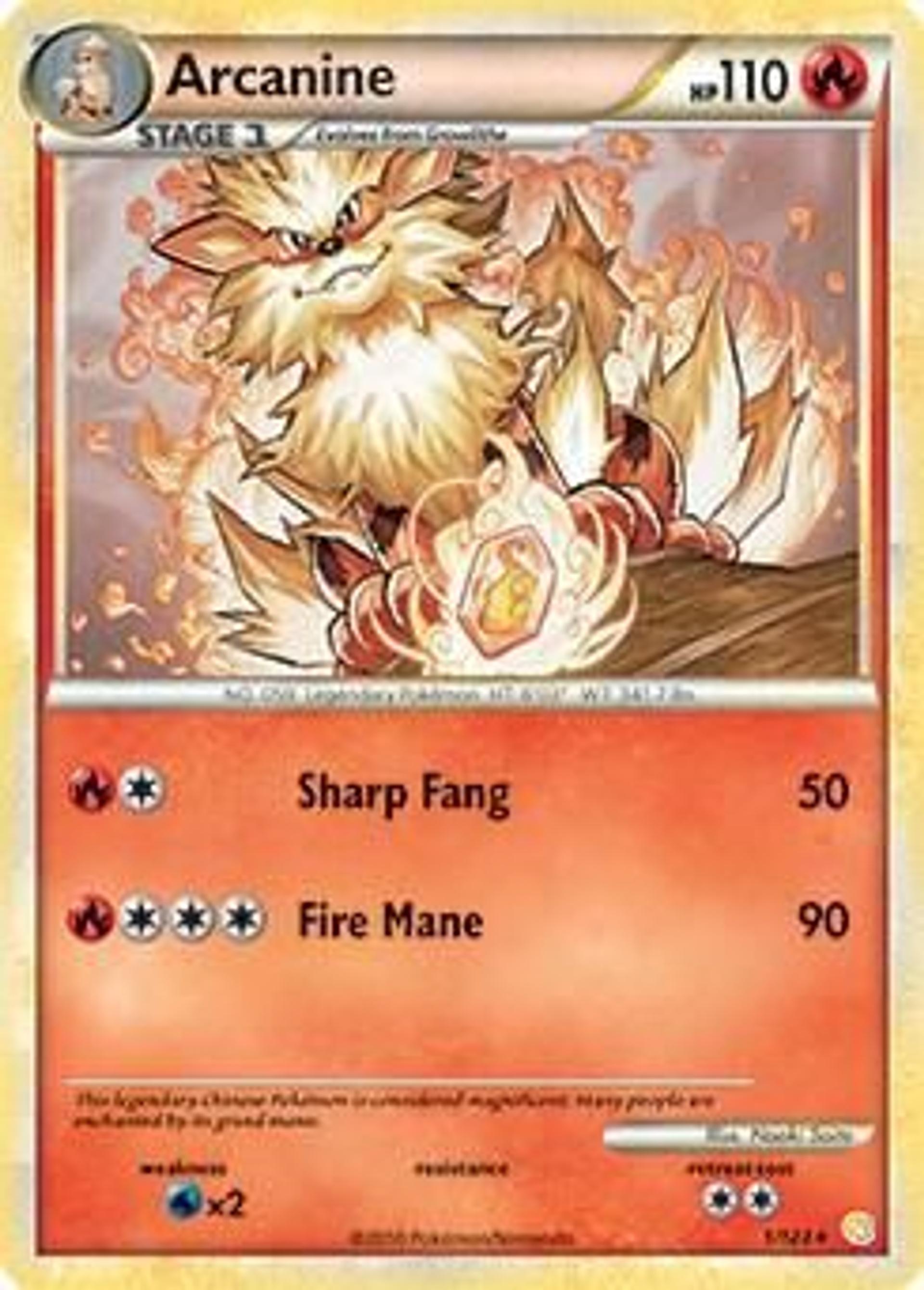 Arcanine — Deck Exclusives — Pokemon