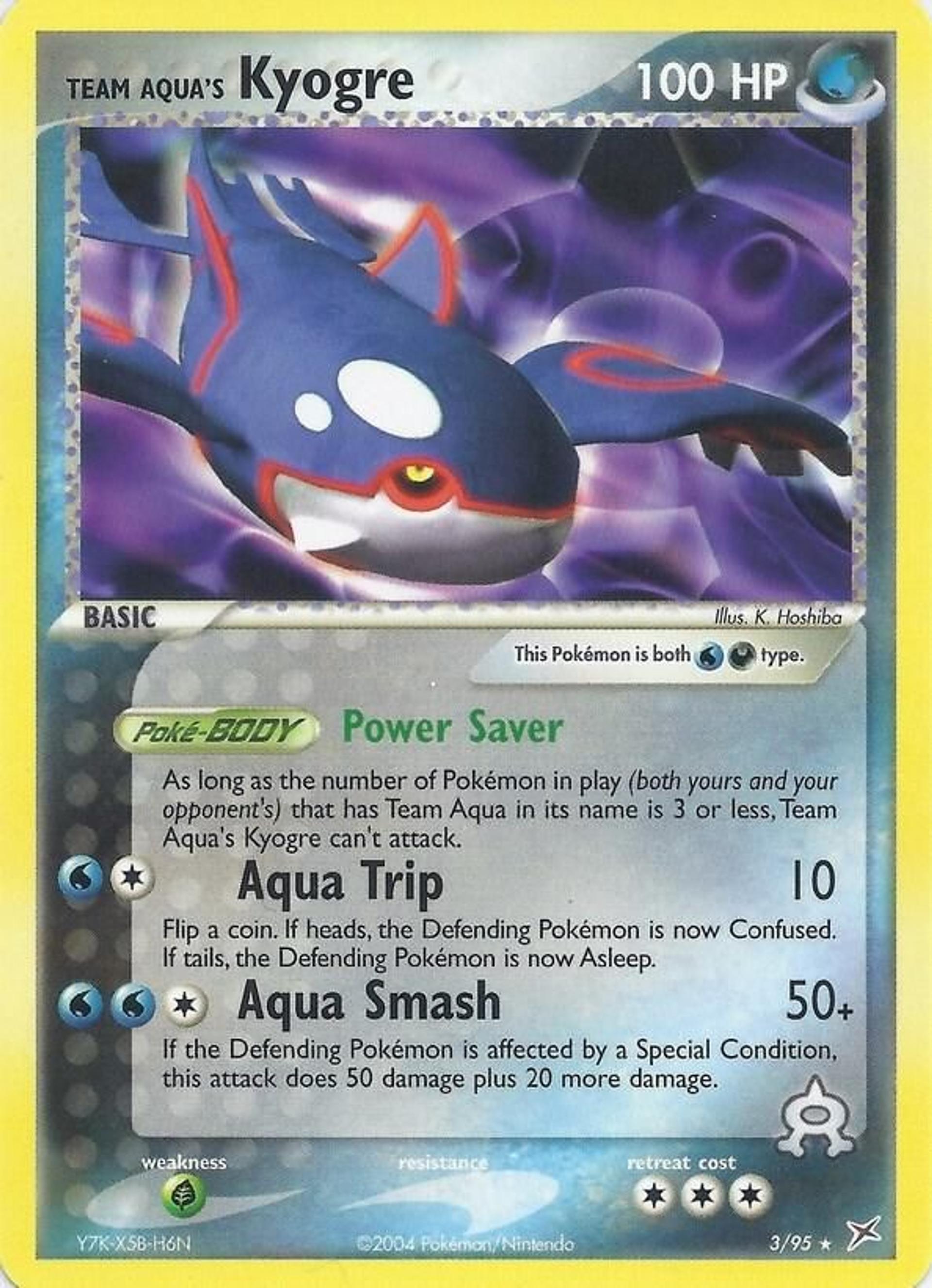 Team Aqua's Kyogre — Deck Exclusives — Pokemon