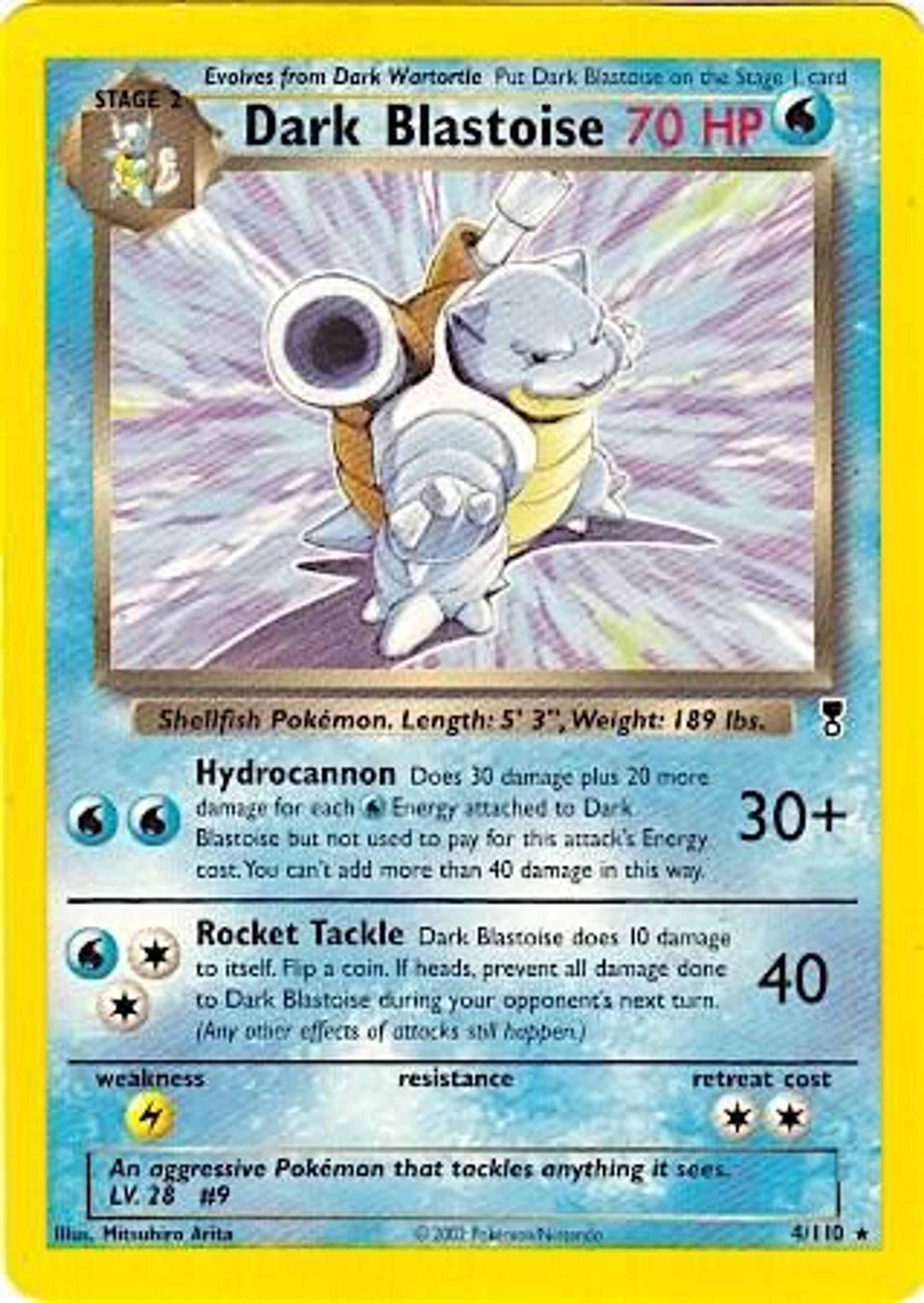 Dark Blastoise — Deck Exclusives — Pokemon