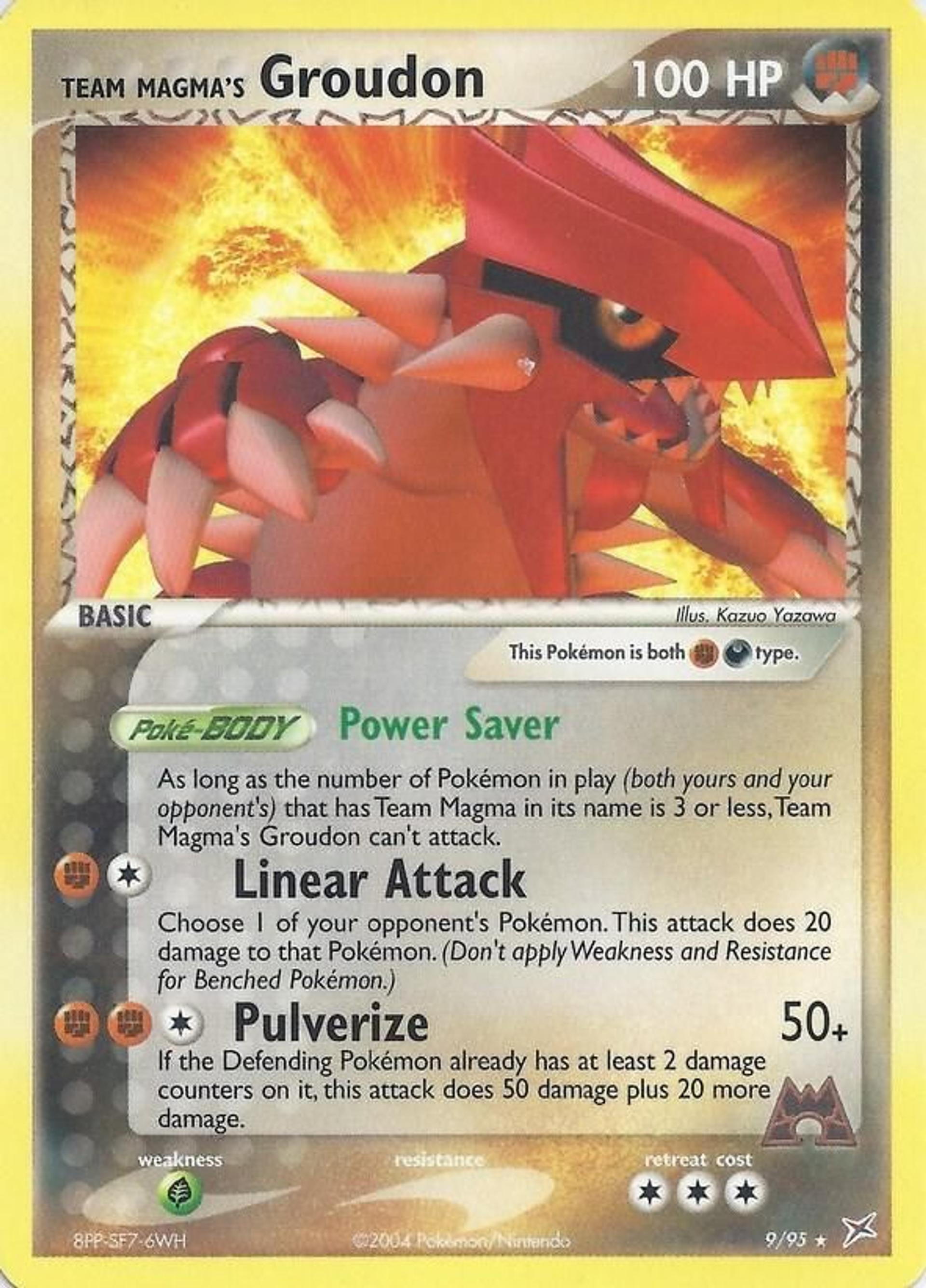 Team Magma's Groudon — Deck Exclusives — Pokemon