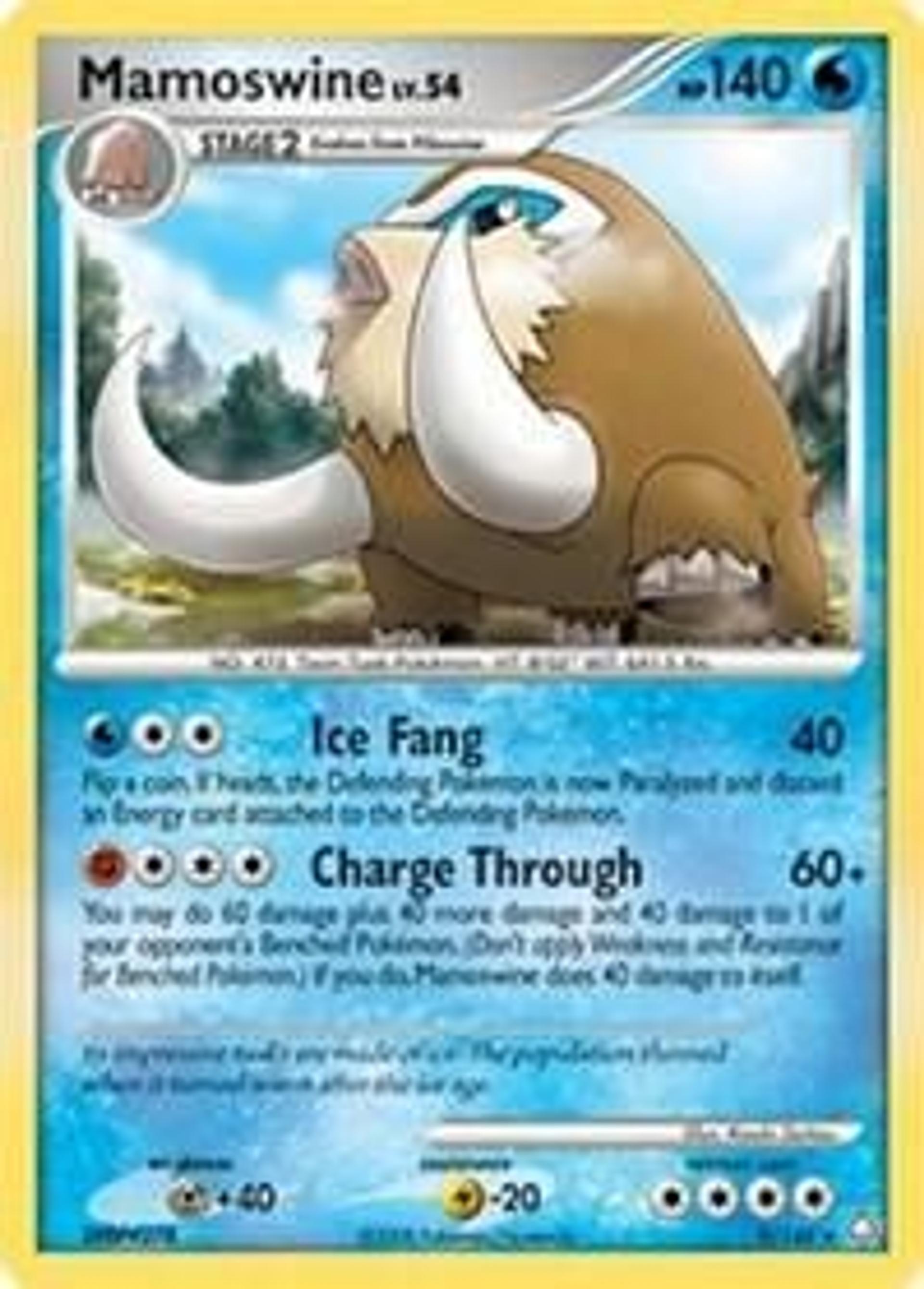 Mamoswine — Deck Exclusives — Pokemon
