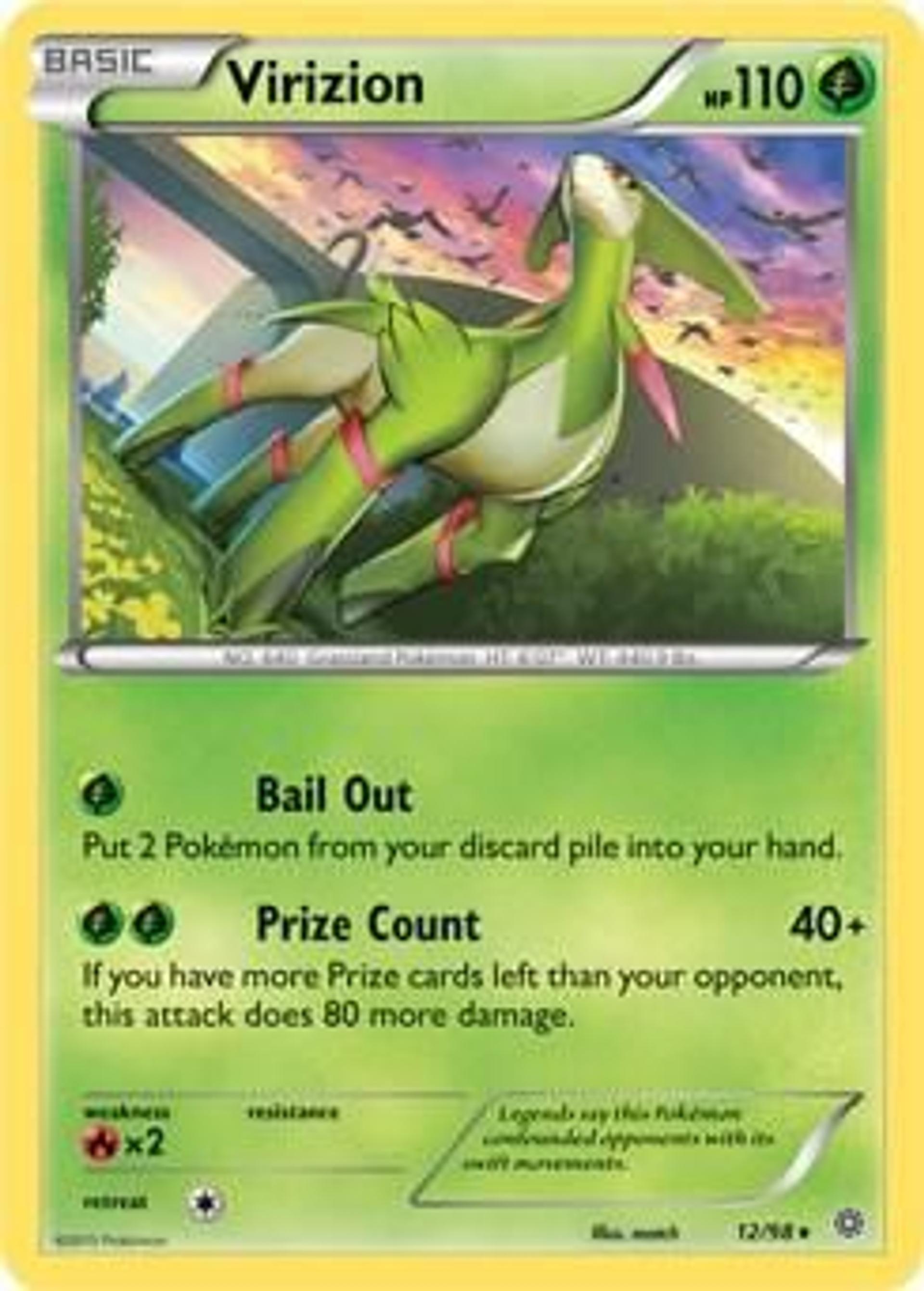 Virizion — Deck Exclusives — Pokemon