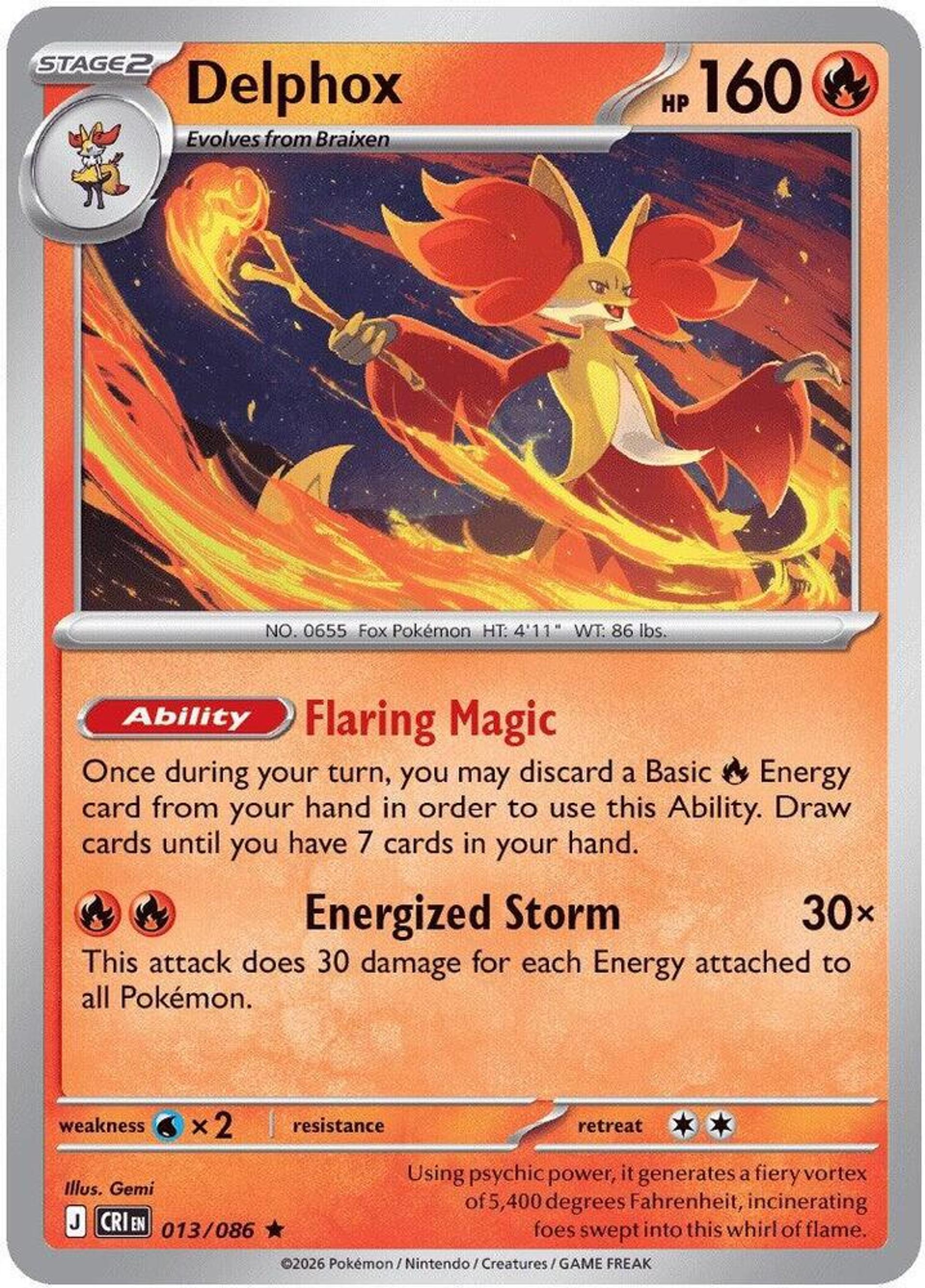 Delphox — Deck Exclusives — Pokemon
