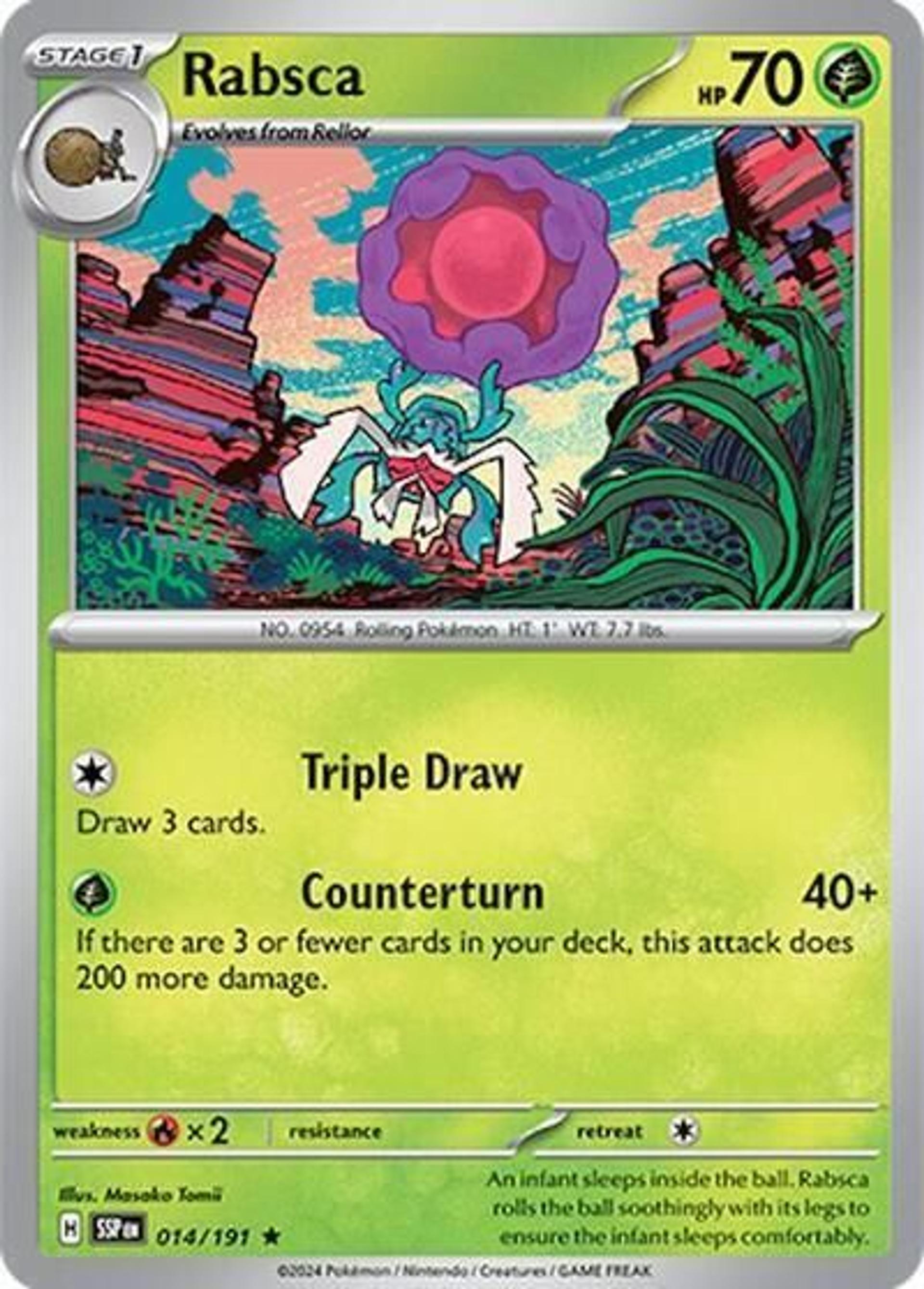 Rabsca — Deck Exclusives — Pokemon