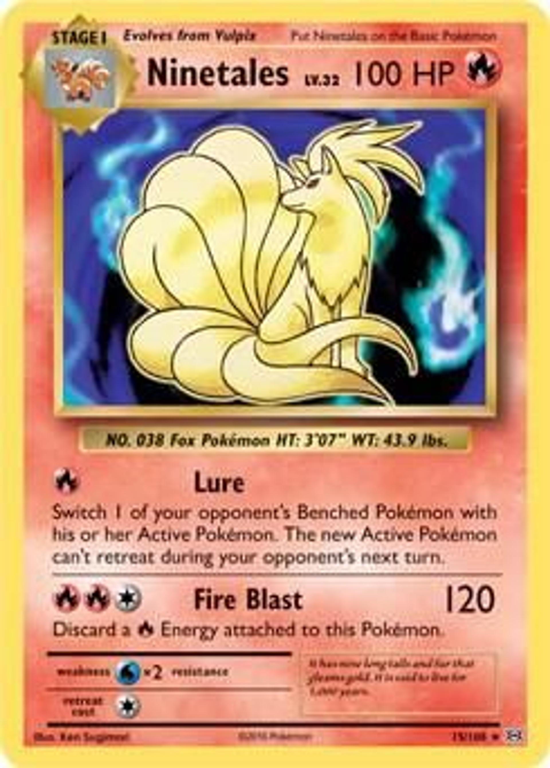 Ninetales — Deck Exclusives — Pokemon