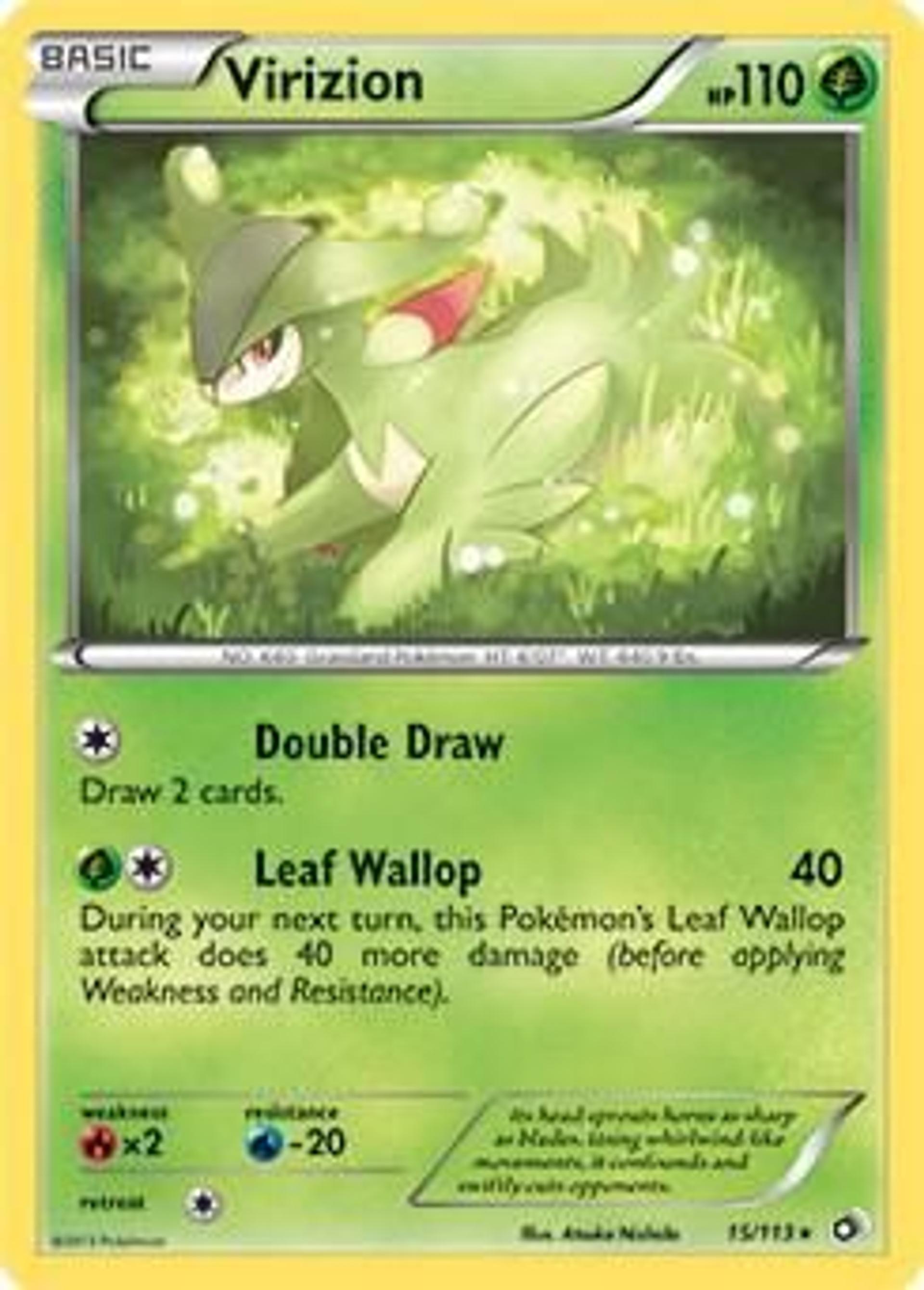 Virizion — Deck Exclusives — Pokemon