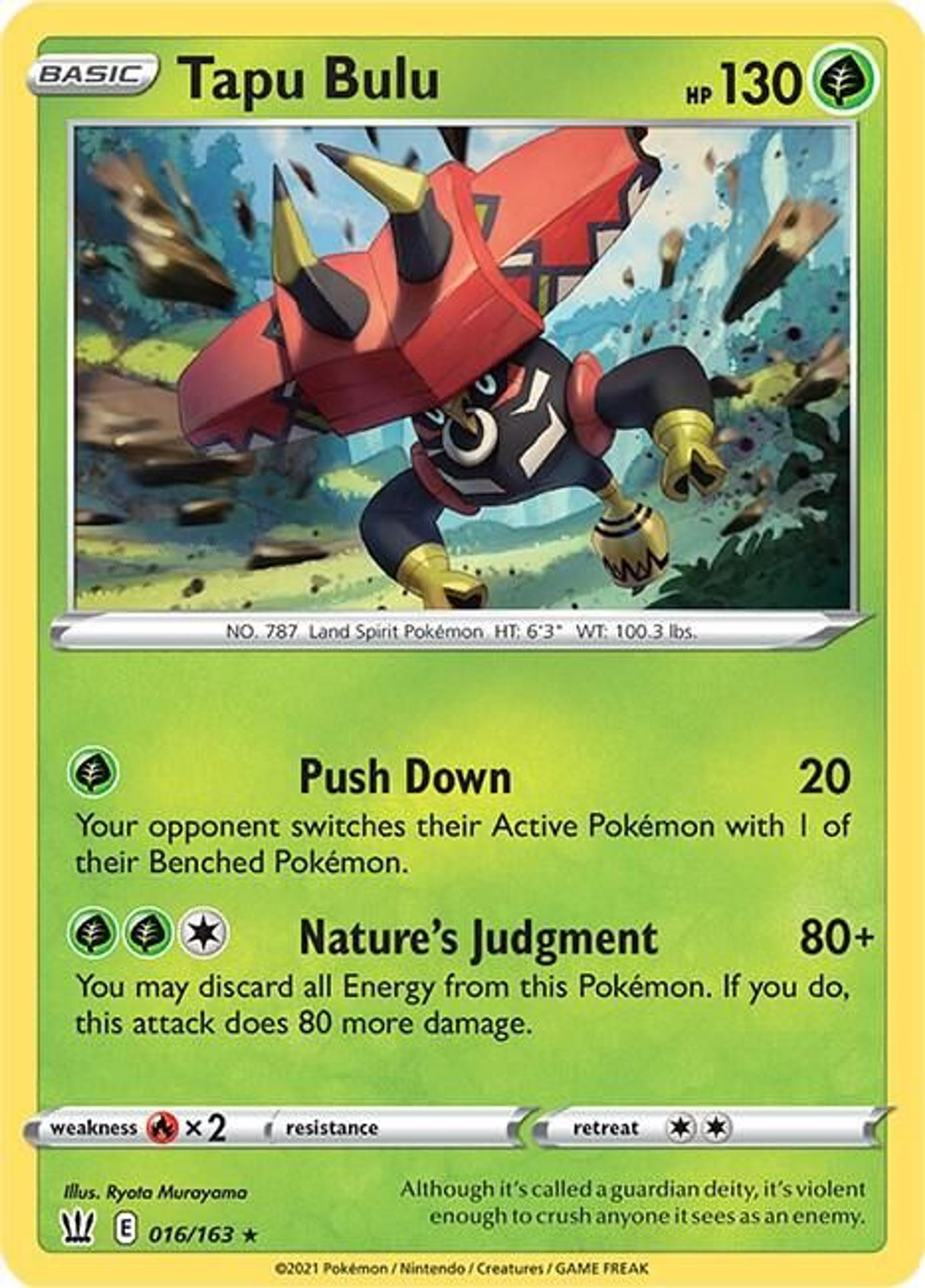Tapu Bulu — Deck Exclusives — Pokemon