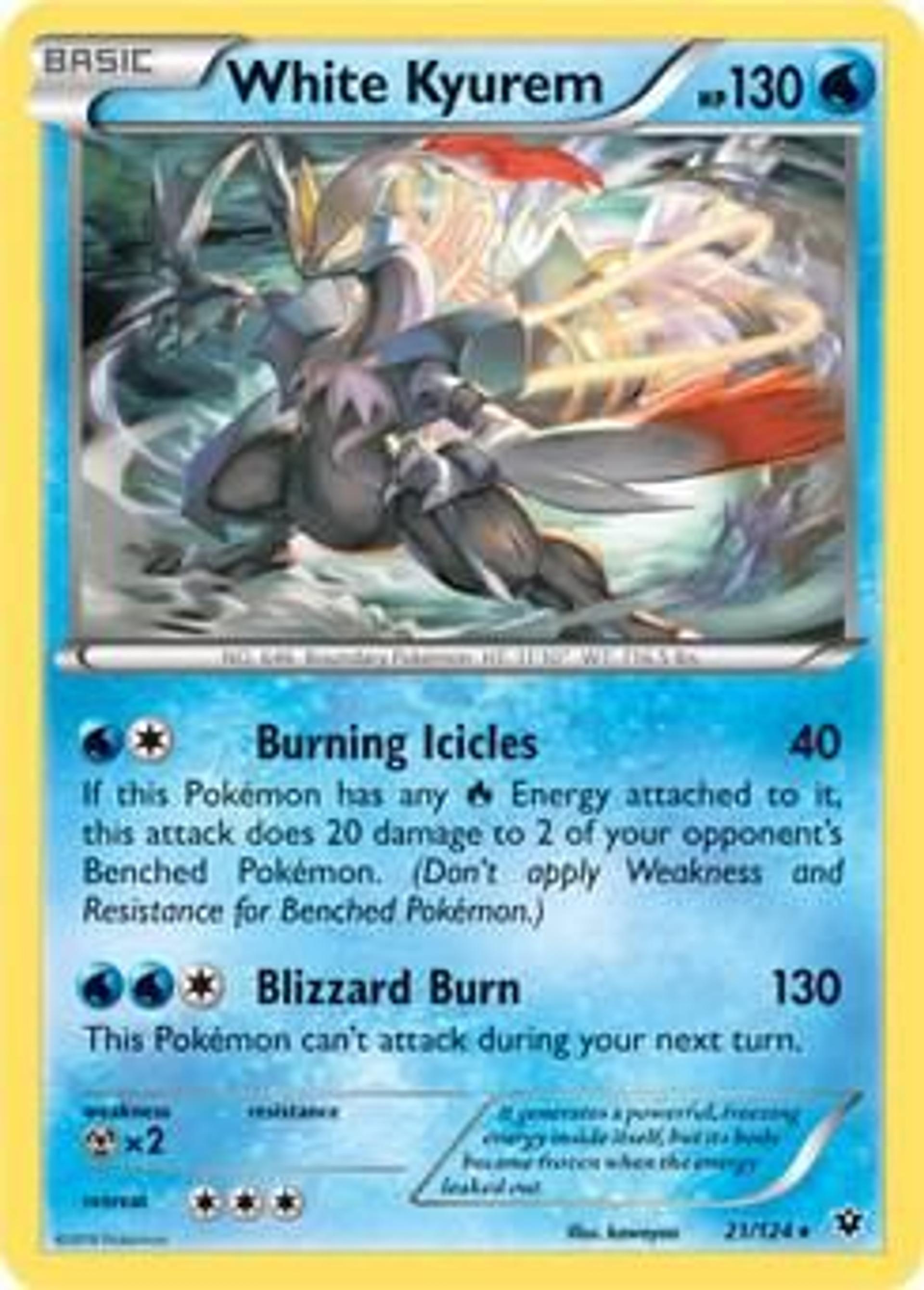 White Kyurem — Deck Exclusives — Pokemon